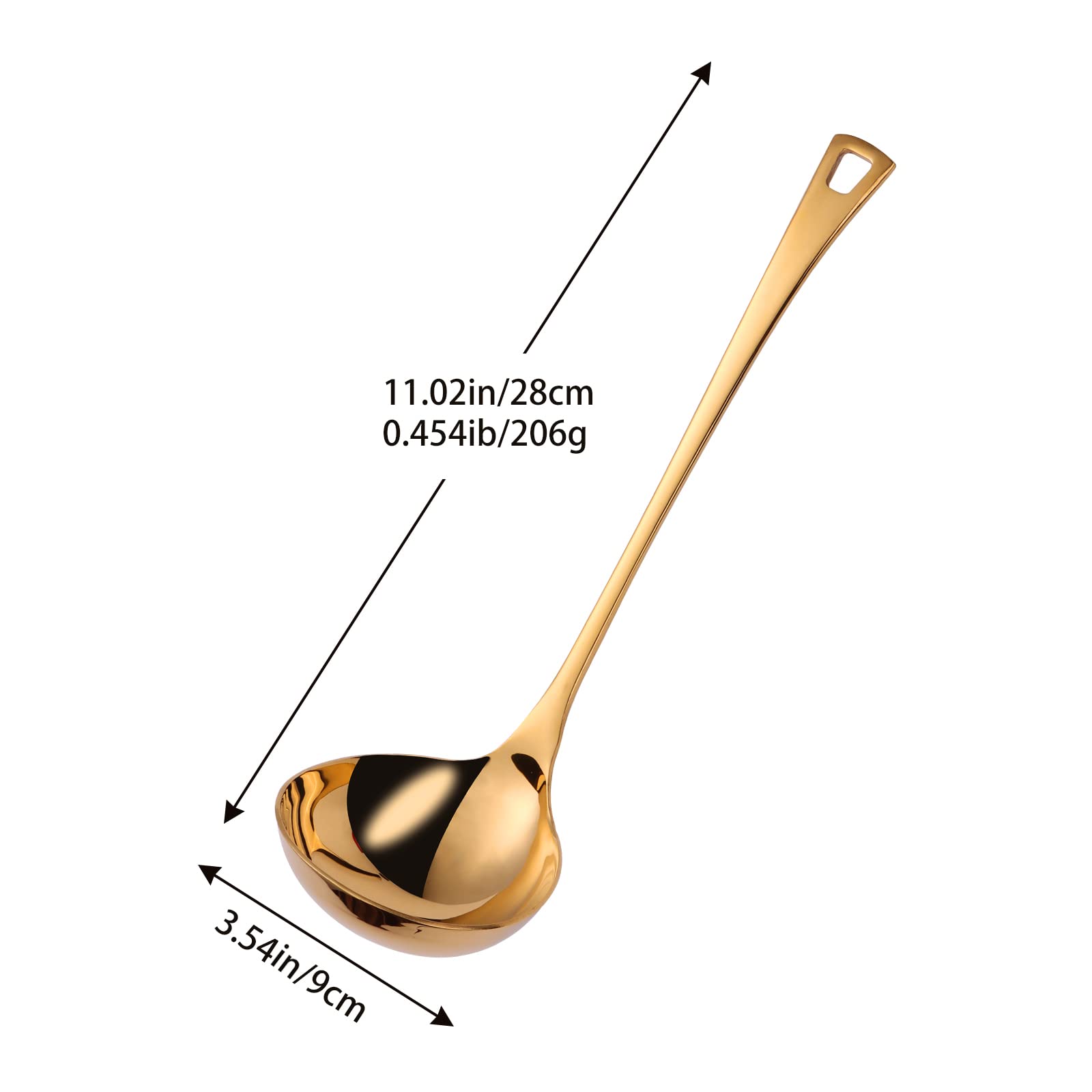 Mafier 4 Oz. High Grade Kitchen Ladle Heavy Duty Soup Ladle 11 Inch Stainless Steel Cooking Ladle Kitchen Accessories For Stirri