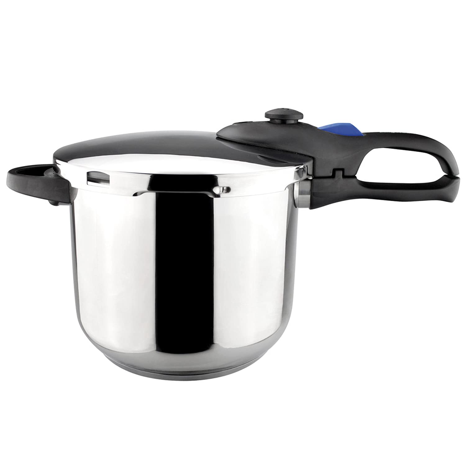 Magefesa Favorit Super-Fast and Easy To Use pressure cooker, 8 Quart, 18/10 stainless steel, suitable for all types of cooktops,