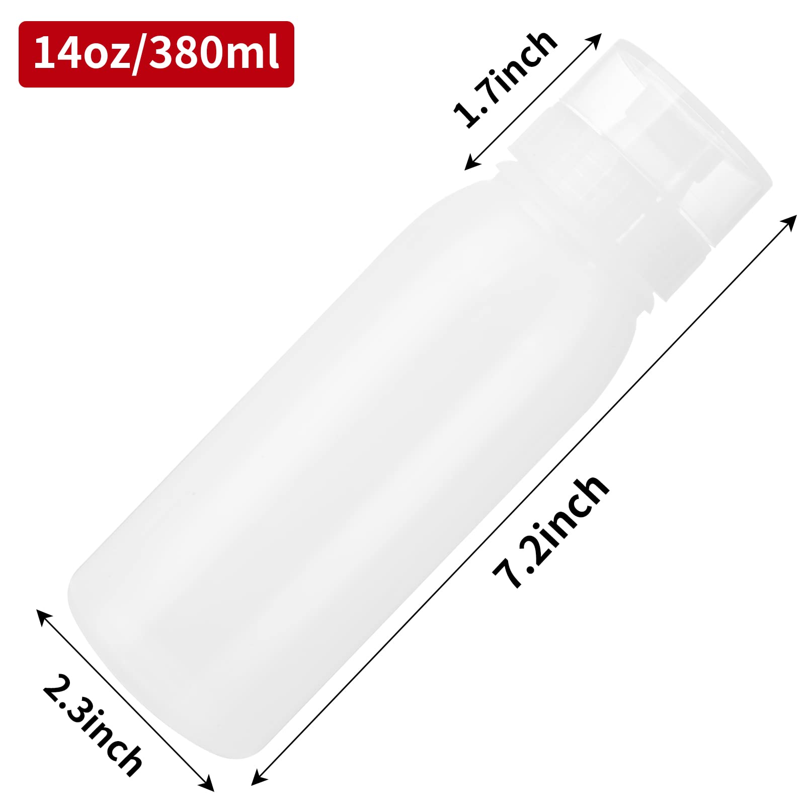 Porous Condiment Squeeze Bottles  Salad Dressing Container  Squeeze Bottles for Sauces  Botellas Exprimibles de Condimentos 3-Pack 13 oz  Syrup Dispenser Great for Ketchup  Salad  BBQ Sauce  Oil.