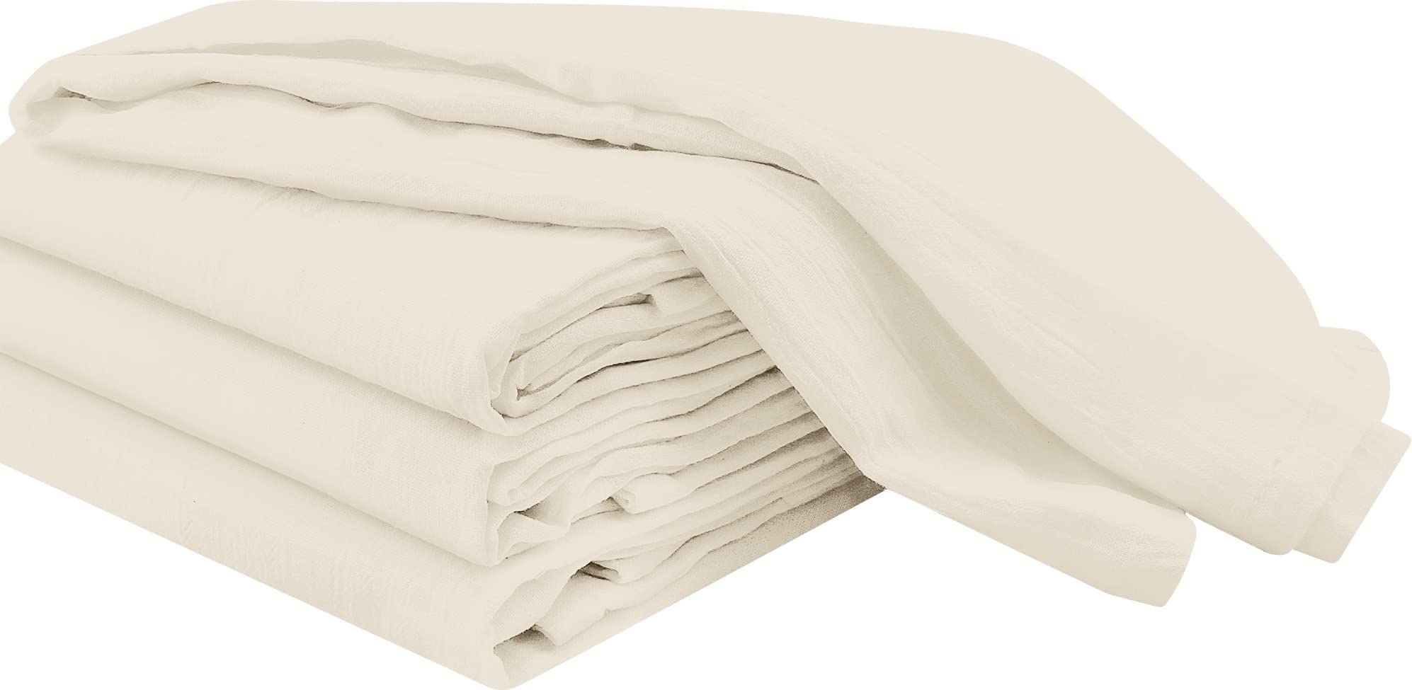 Utopia Kitchen [24 Pack Flour Sack Tea Towels, 28'' X 28'' Ring Spun 100% Cotton Dish Cloths - Machine Washable - For Cleaning &