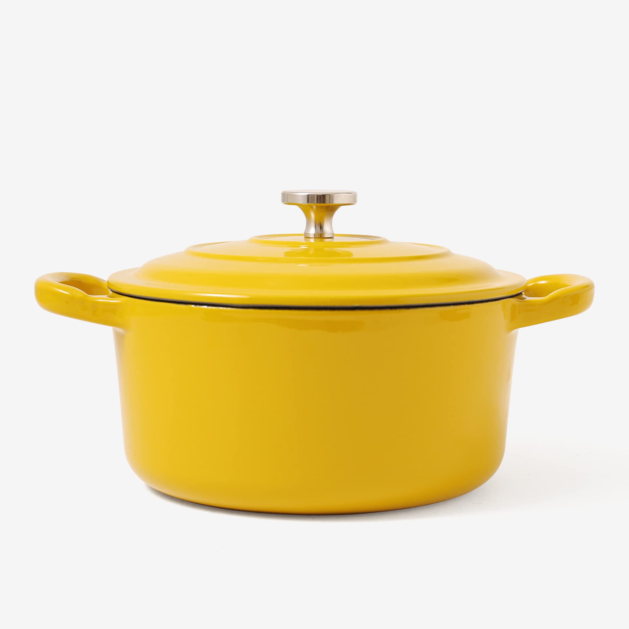 Rj Legend 1.9 Quart Dutch Oven Pot - Enamel Surface, Non-Stick, Easy To Use Cast Iron Cookware - Ideal Gift For Your Friends & F