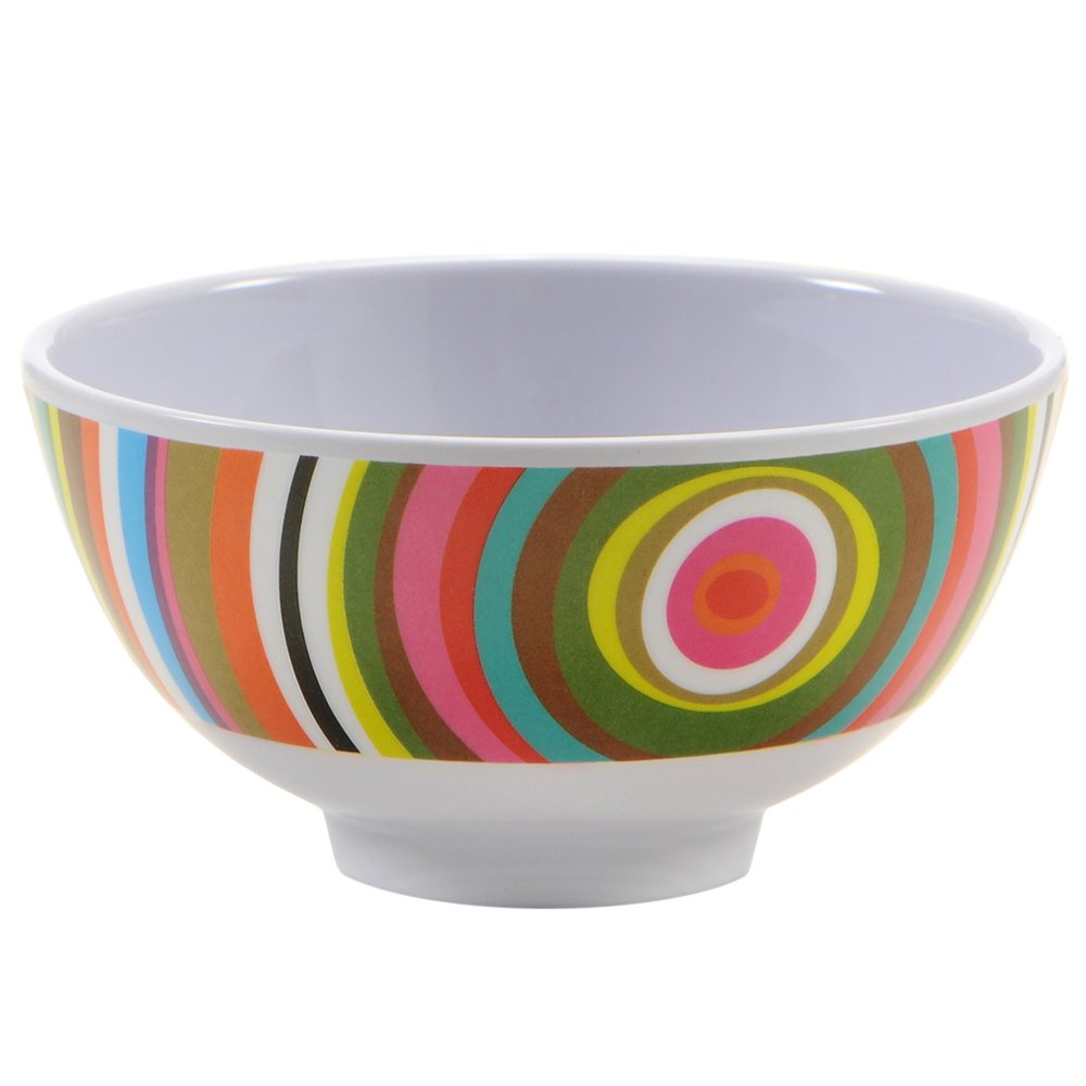 French Bull Melamine Mini Bowl, 4-Piece Set, 10 Fluid Ounces, Small Serving Bowl - Snack, Condiment, Dip, Dessert, Ice Cream - S