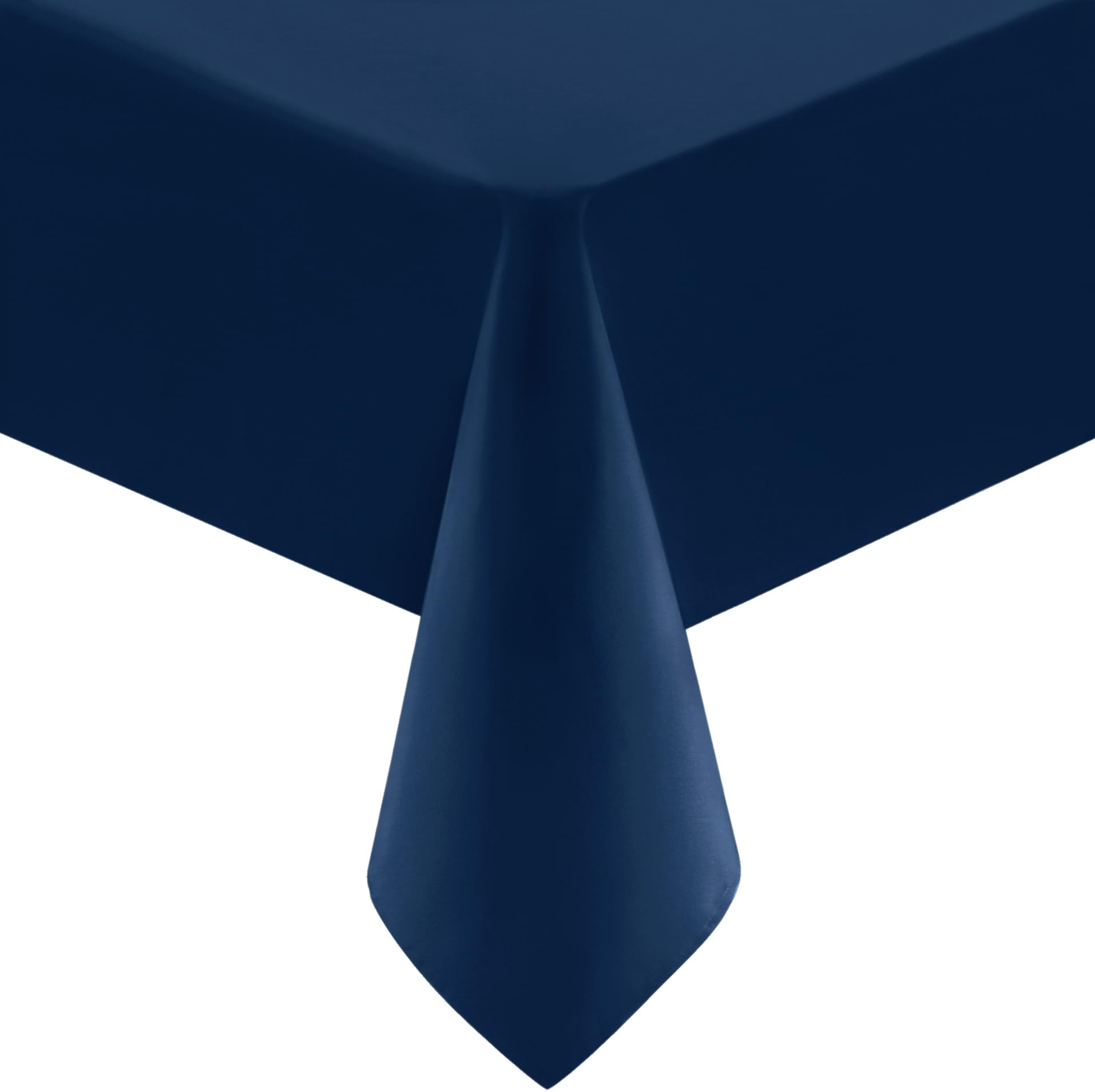 Utopia Kitchen 1 Pack 6 Foot Rectangle Table Cloth [60x102 Inches, Navy Blue] Stain and Wrinkle Resistant Tablecloth Washable Po