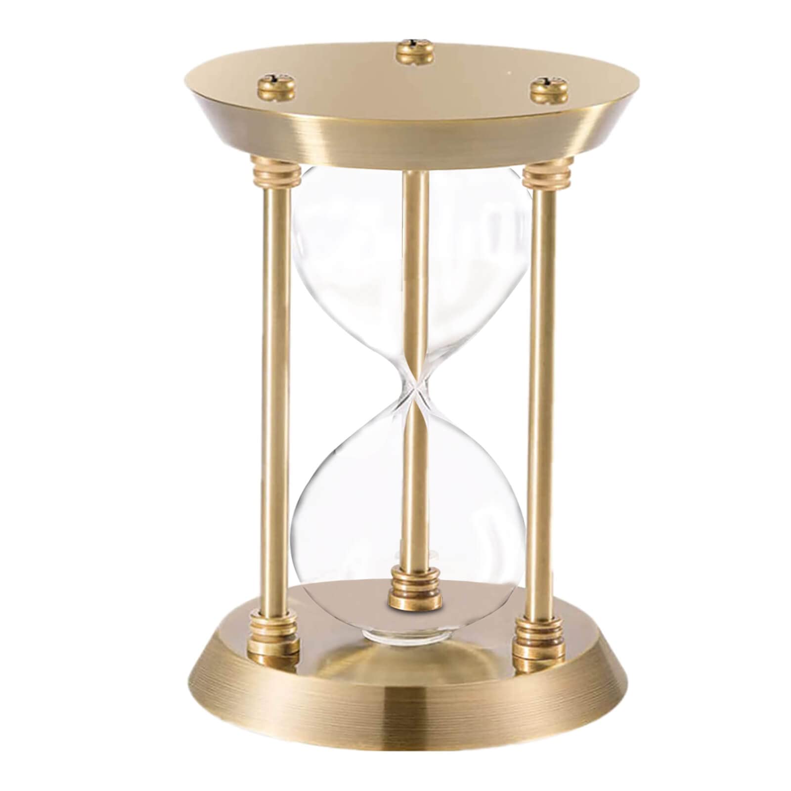 Diy Sand Timer, Brass Empty Hourglass For Wedding Sand Ceremony Fillable, Small Unity Hour Glass Set, Vintage Sand Clock Gold Fr