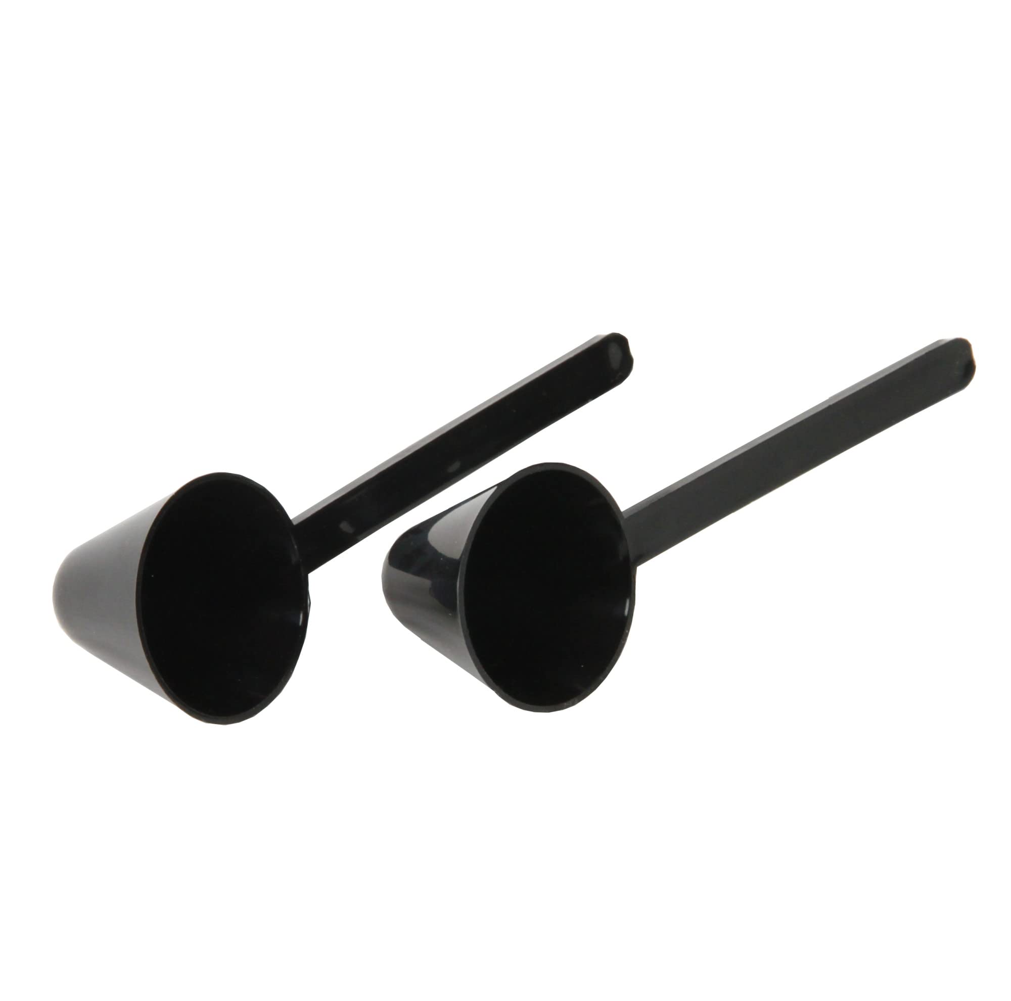 Chef Craft Coffee Scoop Set, 1 Ounce, 2 Pieces, Black - Classic Plastic Kitchen Utensils, Model 21702