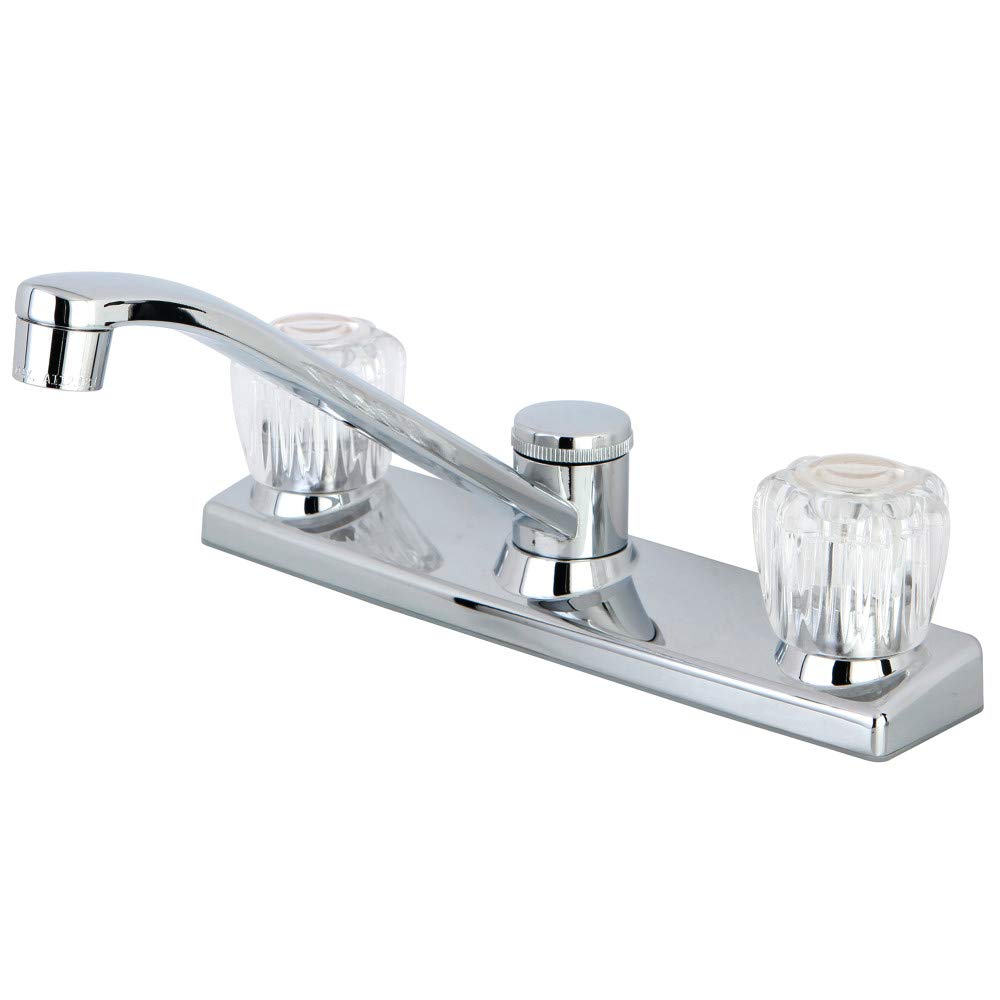 Kingston Brass Fb121 Columbia 8-Inch Centerset Kitchen Faucet, Polished Chrome
