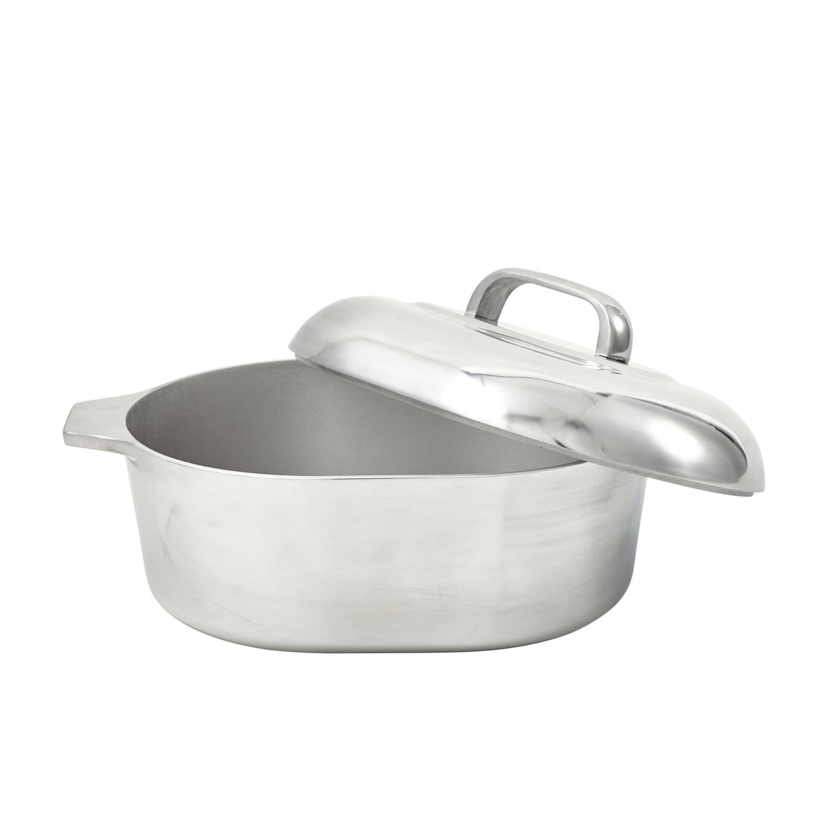 Imusa 11In H. Cajun Cast Aluminum Oval Roaster With Lid