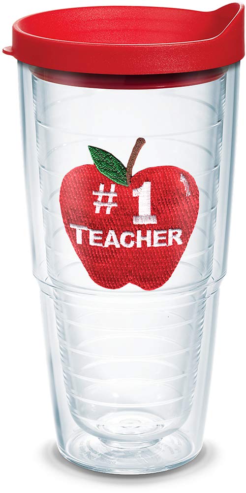 No1 Teacher 24 oz Tumbler with Lid