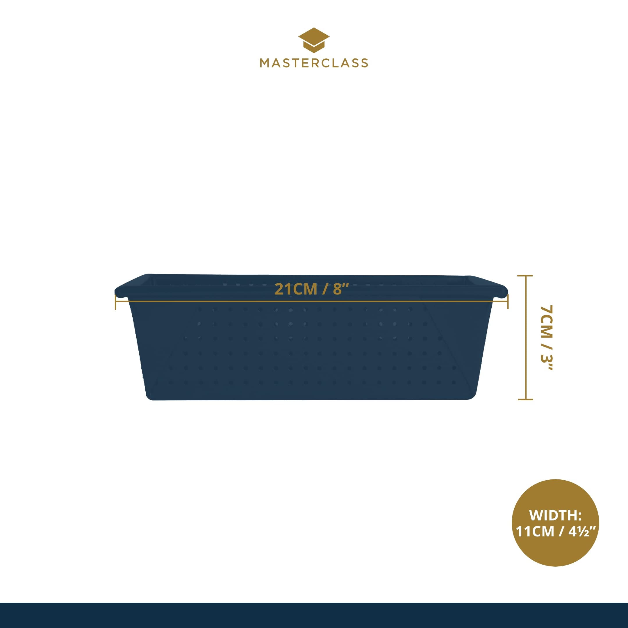 Masterclass Kcmccb20 Crusty Bake Perforated Loaf Tin With Pfoa Non Stick, Robust 1 Mm Carbon Steel, 2 Lb, 21Cm X 11Cm X 7Cm Box
