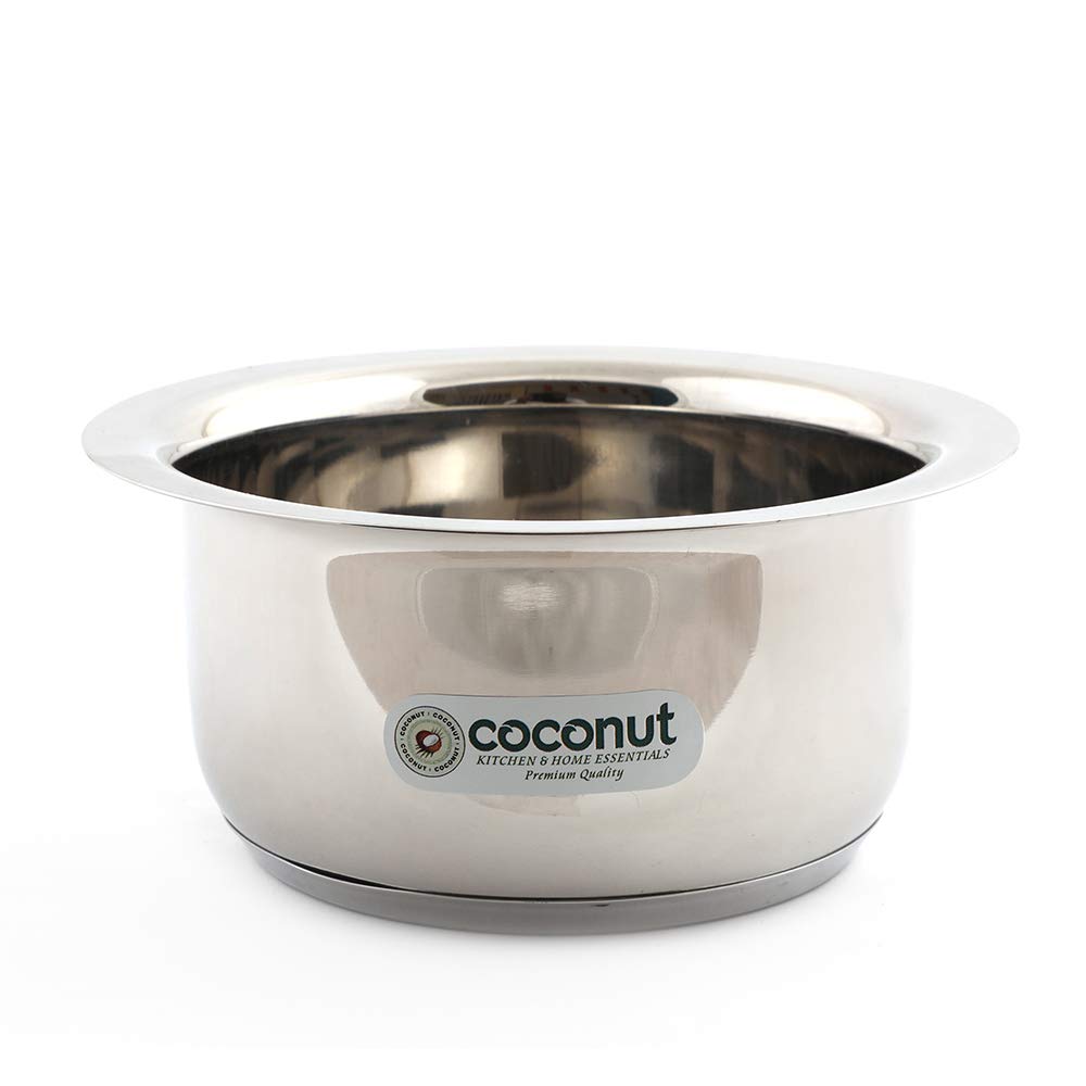 Coconut Stainless Steel Capsulated Tope/Pan/Milk Pot/Cookware 2000Ml 1 Unit
