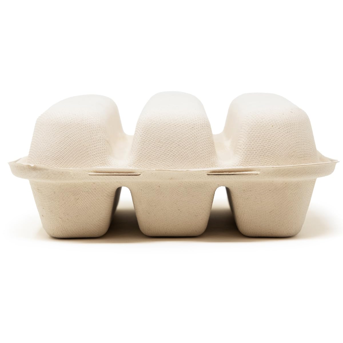 World Centric - To-Sc-T3 100% Compostable Takeout Containers By , Made From Unbleached Plant Fiber, 3 Compartment Taco Take Out