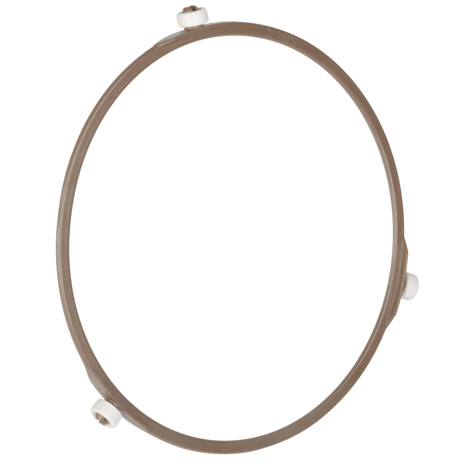 Jolaxy 7'' Microwave Turntable Ring With 12 Mm Rollers, Microwave Oven Tray Support, Glass Plate Rotating Roller Ring, Ring Oute