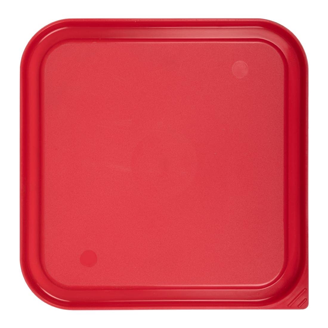 Cambro Medium Polyethylene Square Lids, Fits 6 And 8 Qt. Containers, Pack Of 6