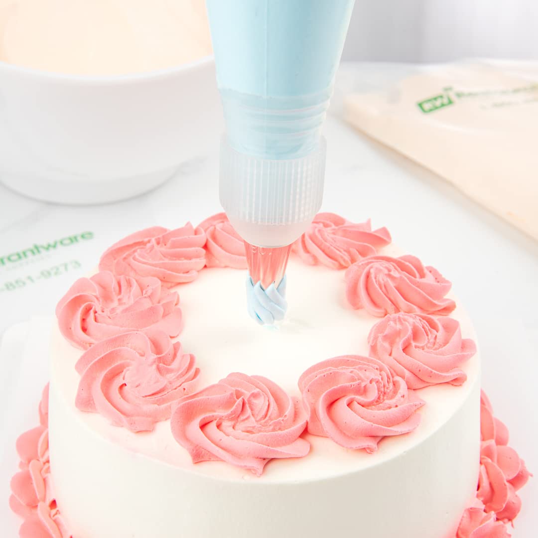 Restaurantware Pastry Tek Piping Tip 1 Reusable Drop Flower Icing Tip - #108 Dent-Resistant Stainless Steel Pastry Tip Dishwashe