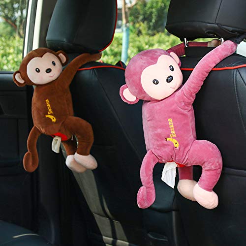 Plush Pipi Monkey Toy Style Anime Tissue Holder Tissue Box Cartoon Tissue Cover Paper Holder Napkin Box Paper Storage Box Tissue