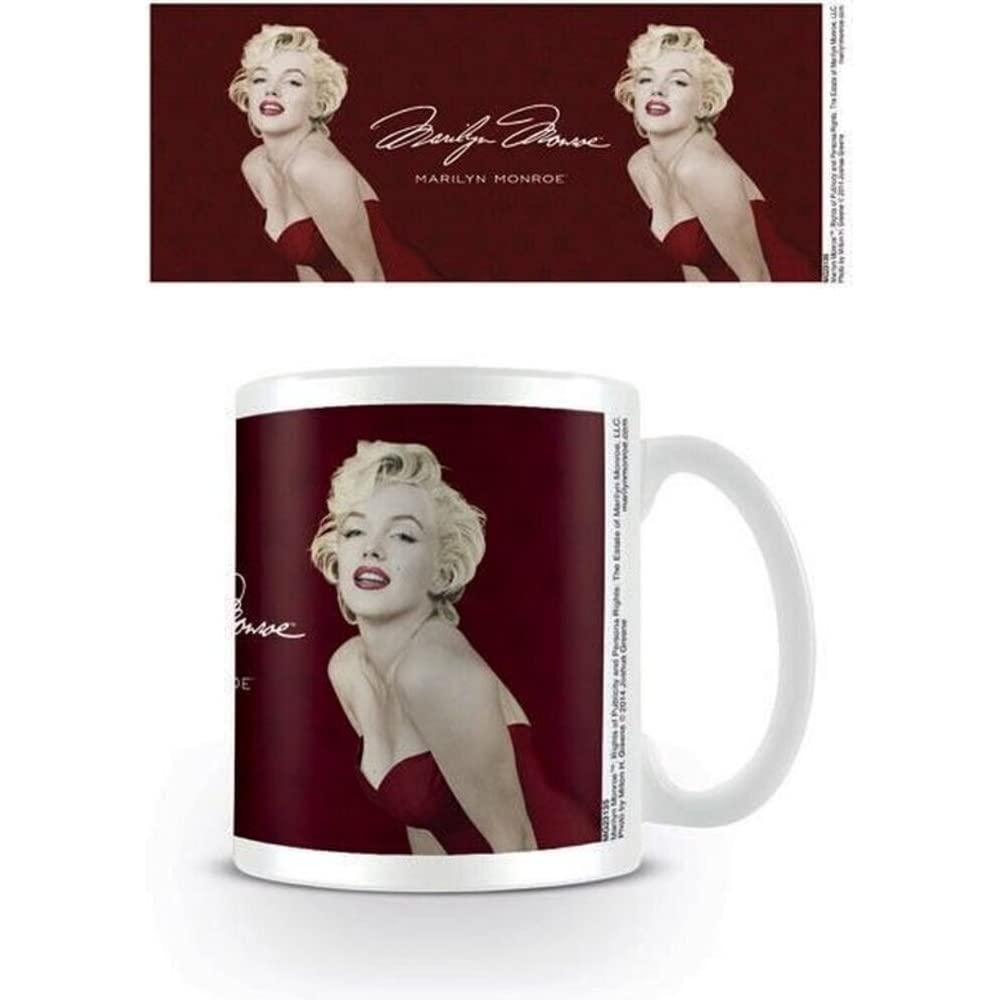 Pyramid America Marilyn Monroe Star Mug - 11 oz. Unique Ceramic Cup for Coffee, Cocoa & Tea Drinkers - Chip Resistant & Printed