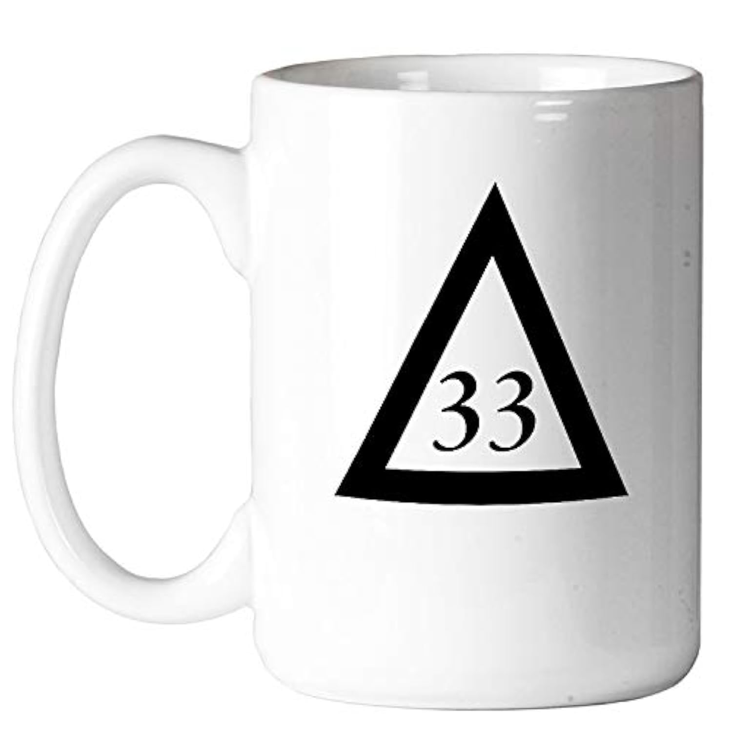 33rd Degree Scottish Rite Triangle Masonic Coffee Mug - [11 oz.]
