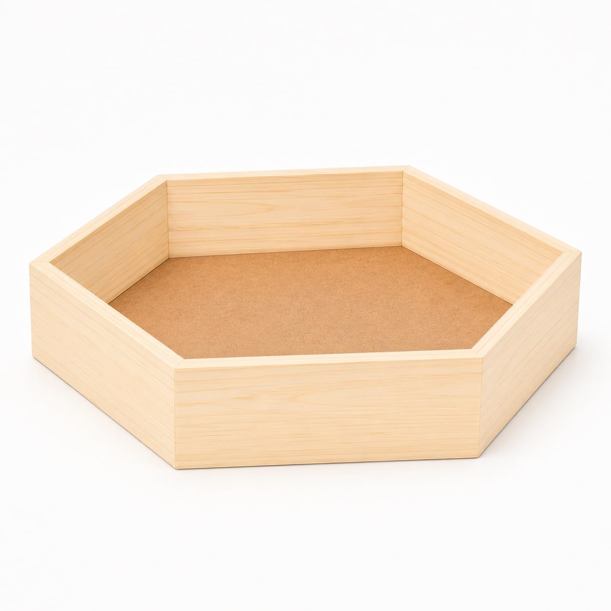 Hexagonal Tray For Gift Packing  30 X 30 X 5 Cm