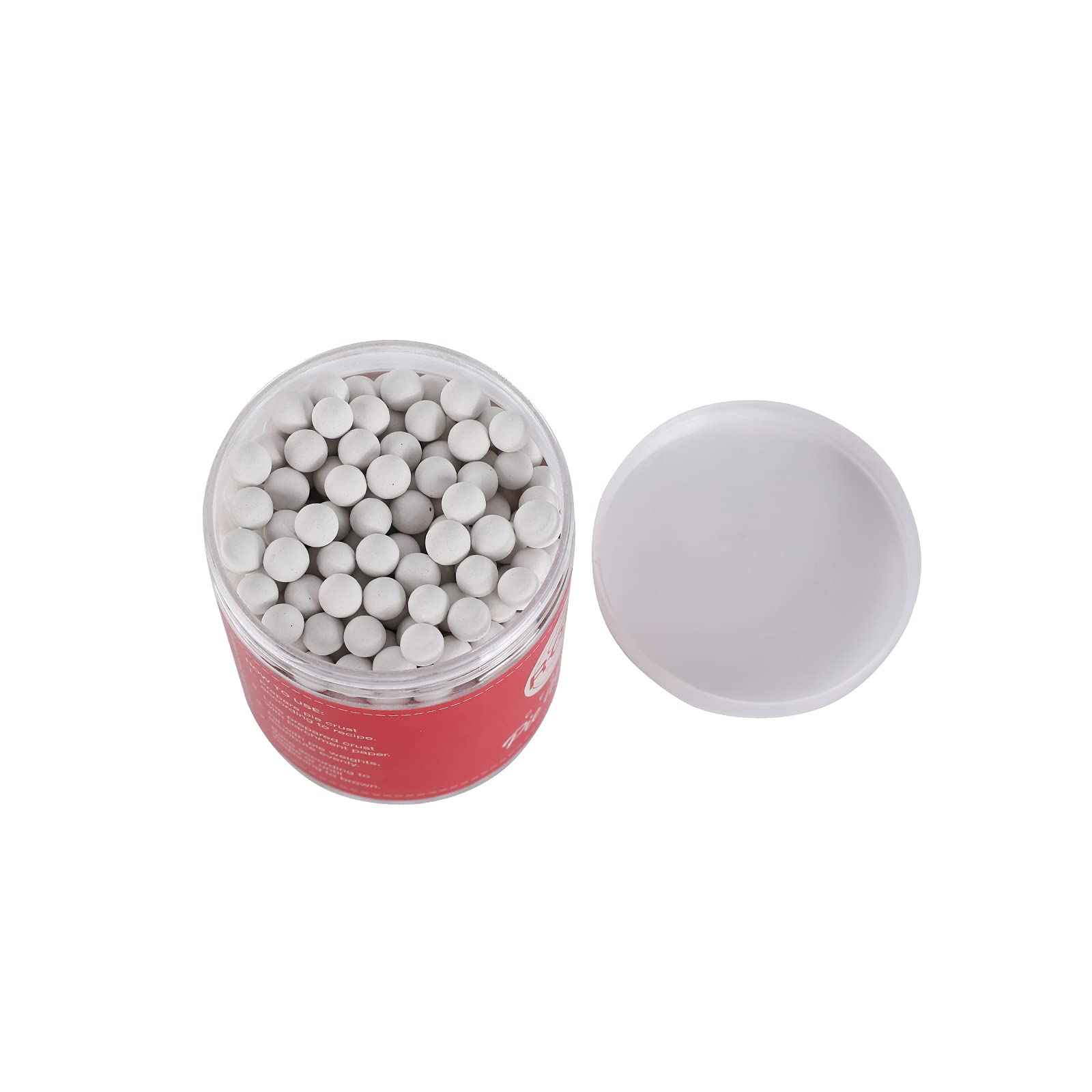 Gsm Brands Ceramic Pie Weights For Blind Baking Crust, 1.2 Pounds Of Reusable Beans (10Mm)