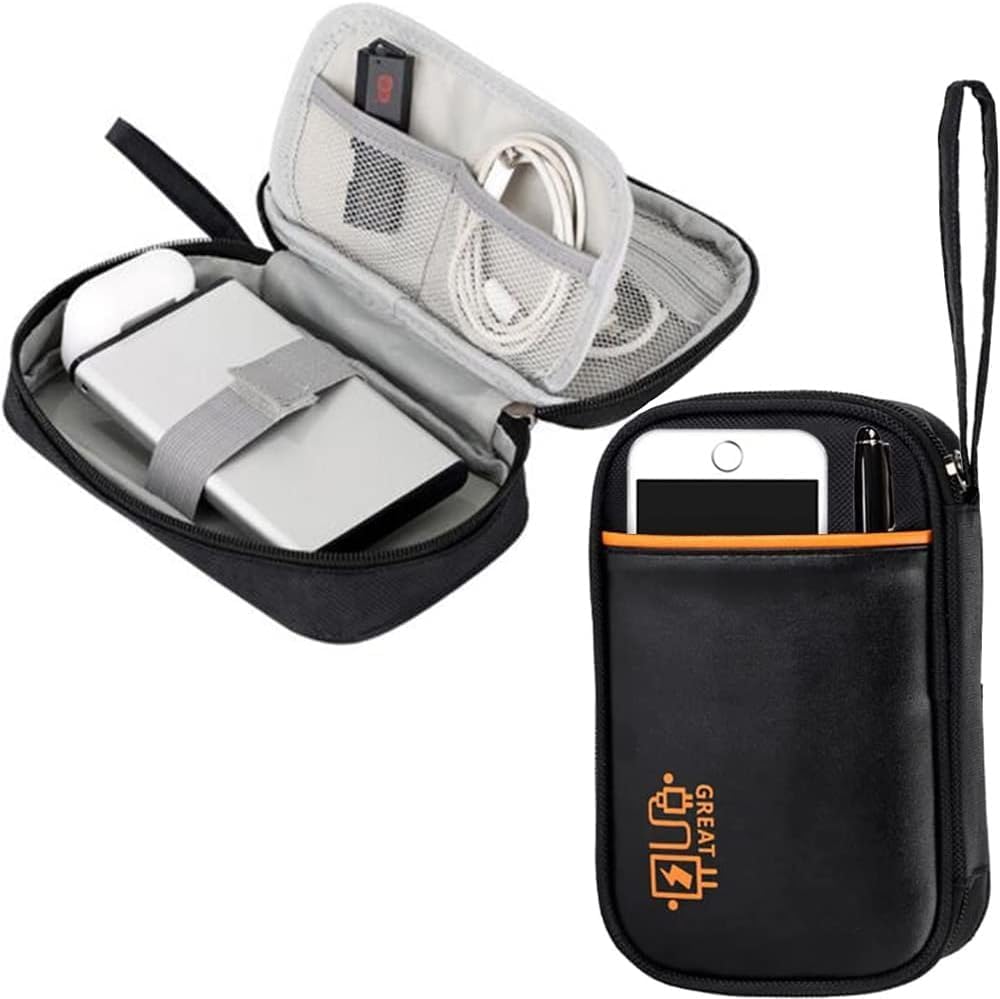 Starflyer Electronics Accessories Organizer, Travel Cable Organiser, Universal Carry Gadget Bag For Usb Cable Drive, Sd Card, Ch