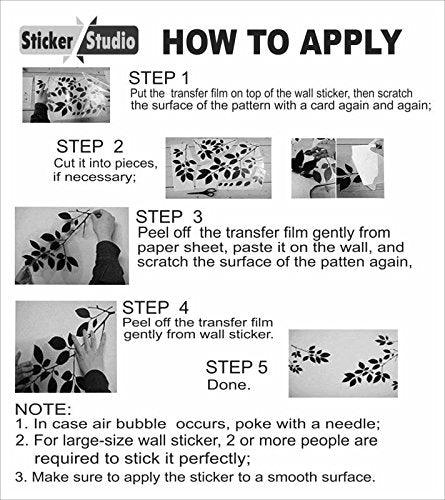 Sticker Studio40 Islamic Muslim Wall Sticker & Decal (PVC Vinyl,Size - 60 x 81 cm)