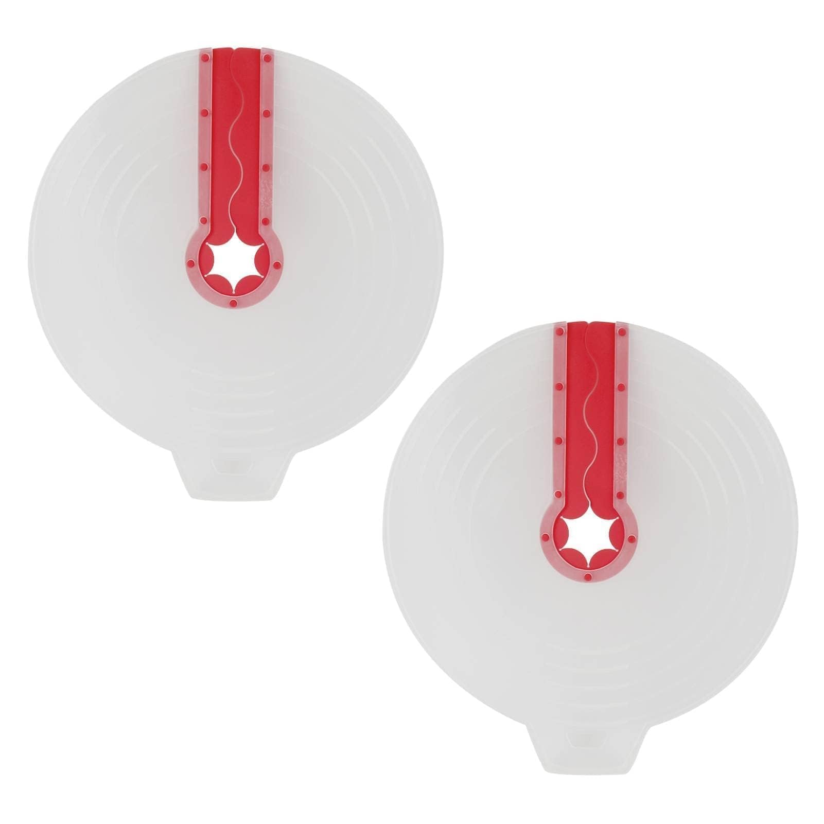 2Pcs Mixing Bowl Splatter Guard, Silicone Mixing Bowl Splatter Screen Guard Mixer Splatter Guard Silicone Splatter Cover For Egg