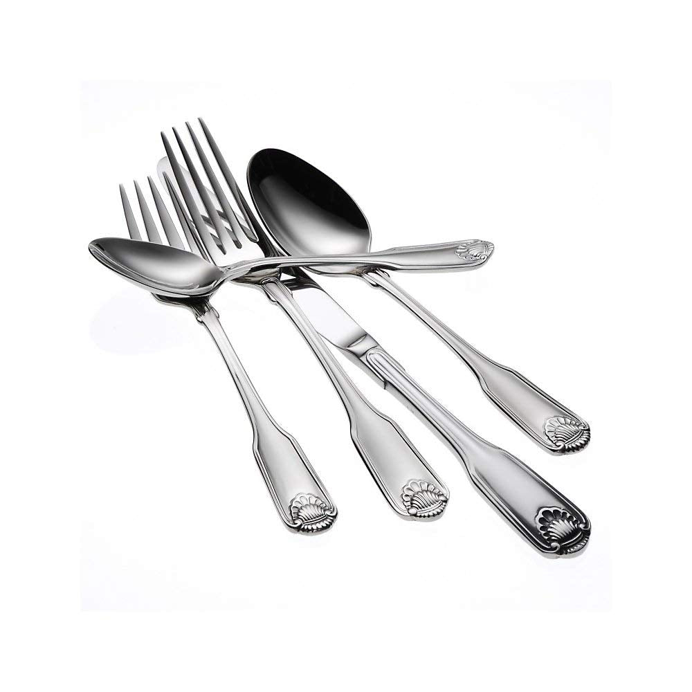 Oneida 2496Sblf Classic Shell S/S 5-7/8'' Bouillon Spoon - Dozen