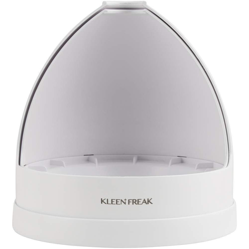 KLEEN FREAK Twister Plunger Caddy - Germ Guard Antibacterial, White, Plastic, Model 3019900