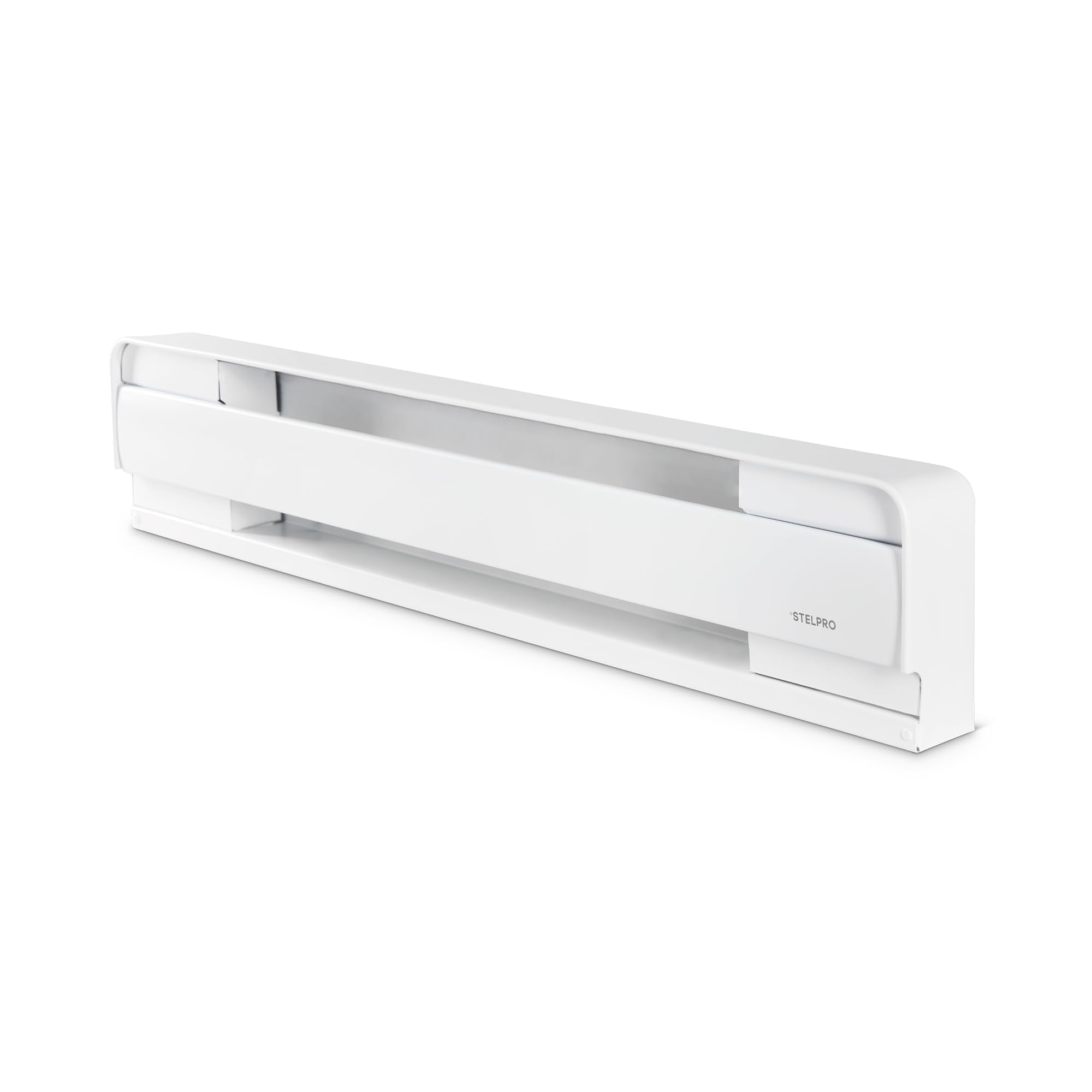 Stelpro Brava Electric Baseboard Heater - 500W / 240V - 27 7/8 L x 5 7/8 H- Rounded Corners - Durable Steel Convection Heater fo
