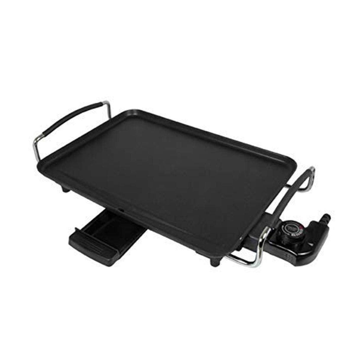 Better Chef Electric Griddle | Non-Stick | Variable Temp | 14X10 Grill Area | 1.5Kw | Drip Tray