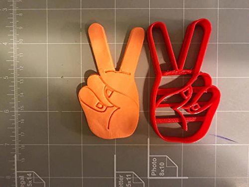 Victory/Peace Sign Cookie Cutter