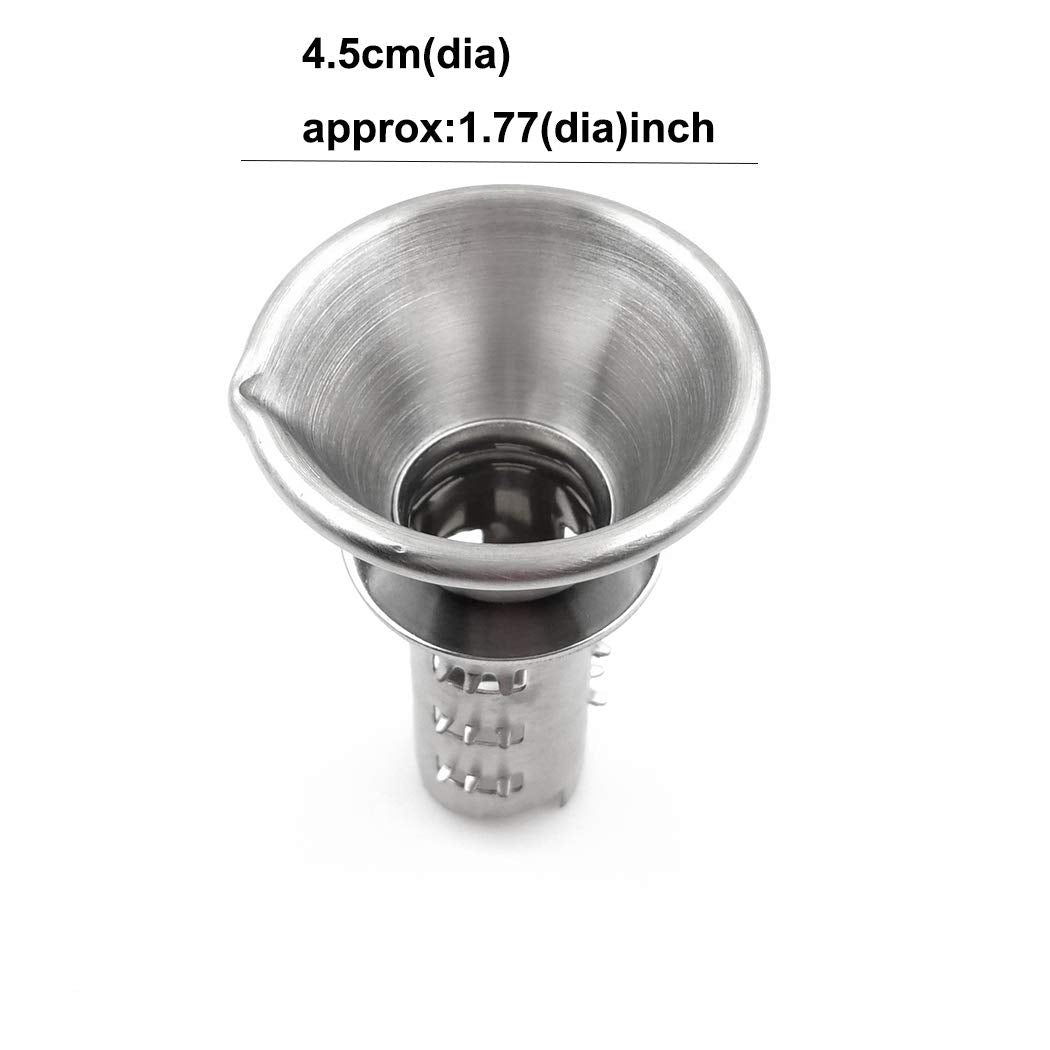 Isavage 18/8 Stainless Steel Portable Manual Lemon Squeezer Citrus Orange Juice Hand Juicer Screw Press Fresh Squeezed Fruit Kit