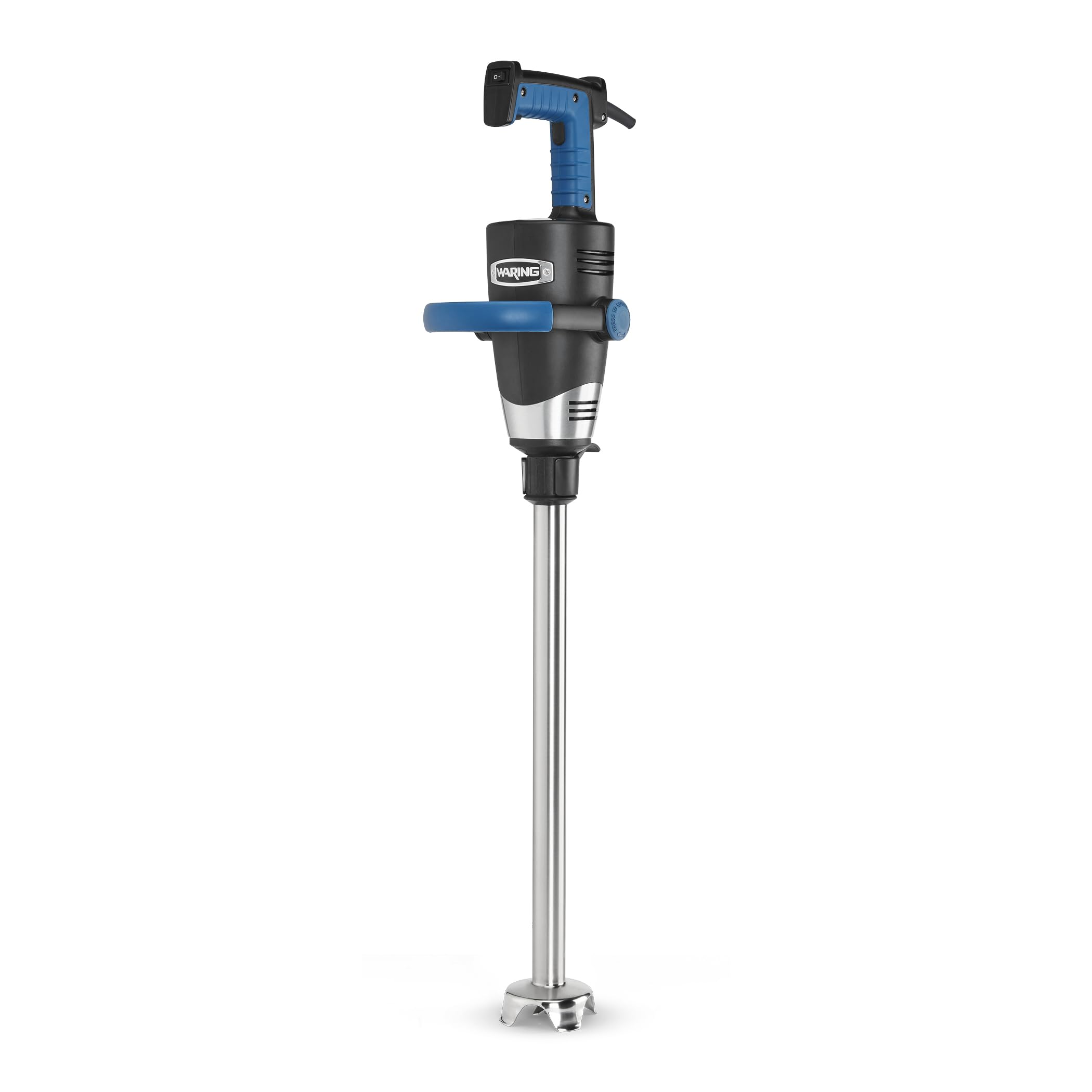 Waring Commercial EvolutionX Immersion Blender, 1.5 Horsepower Motor, 21 Stainless Steel Shaft, Variable Speed, 50-Gallon Capaci