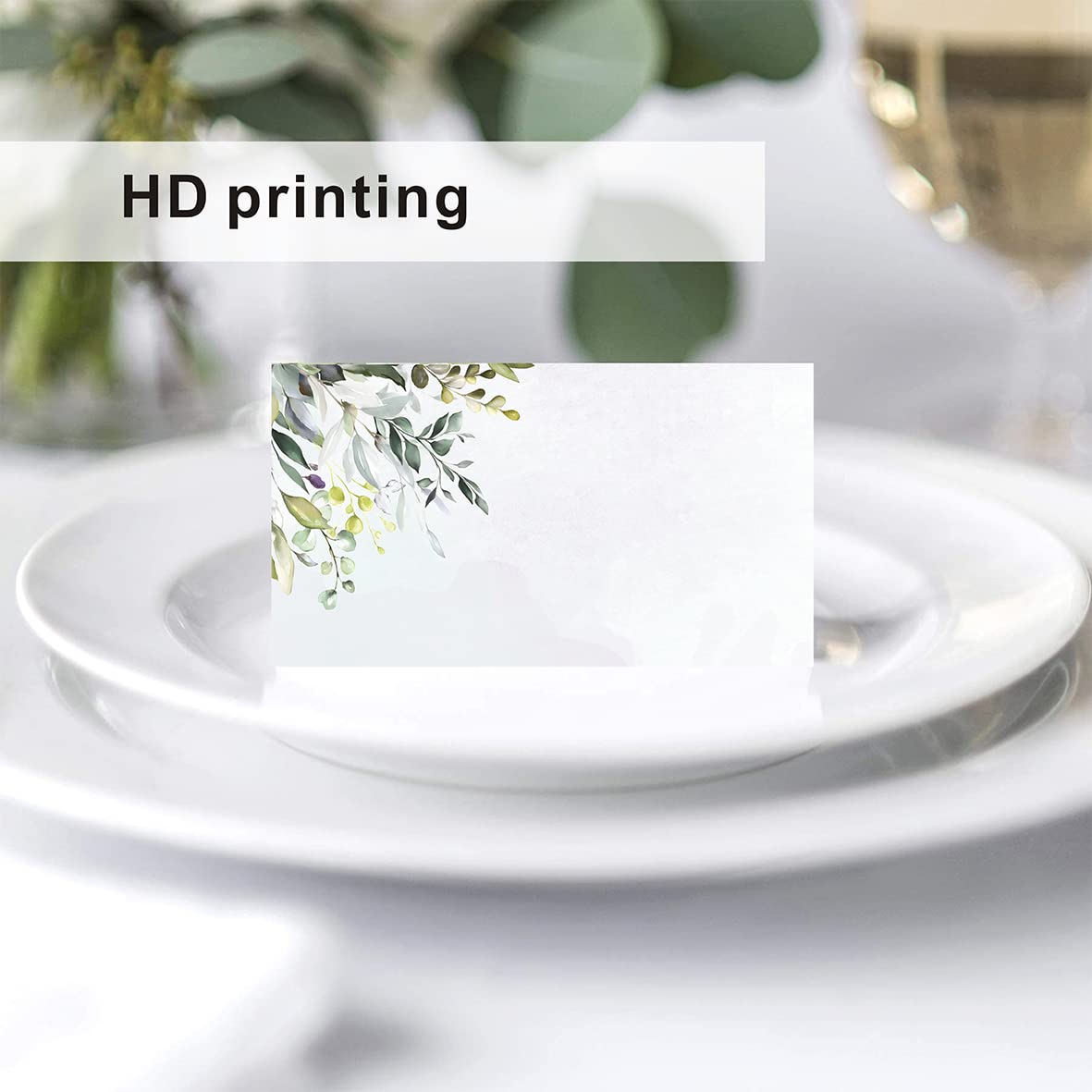 135 Pack Place Cards With Watercolor Pattern Seating Place Cards For Table Setting Table Weddings,Banquets,Dinner Parties,Name C