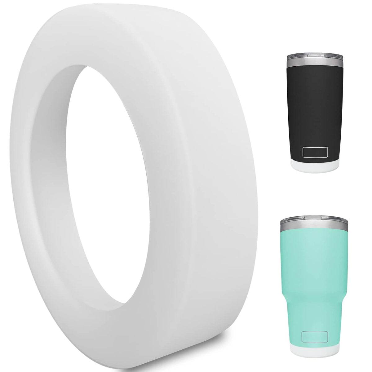 Silicone Boot Sleeve For Yeti Tumbler 20Oz 30 Oz - Bottom Protection And Less Noise For Yeti Accessories Coffee Mug Cup 30 Oz 20