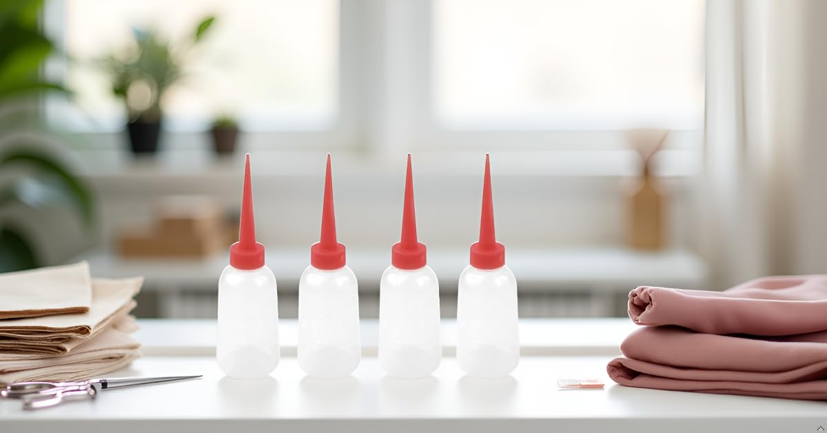 Eastasif Bottle Pour Spouts Lubricating Oil Dispenser Empty Sewing Machine Oil Bottle Tel Kuppi Empty Oil Dispenser - Pack Of 4