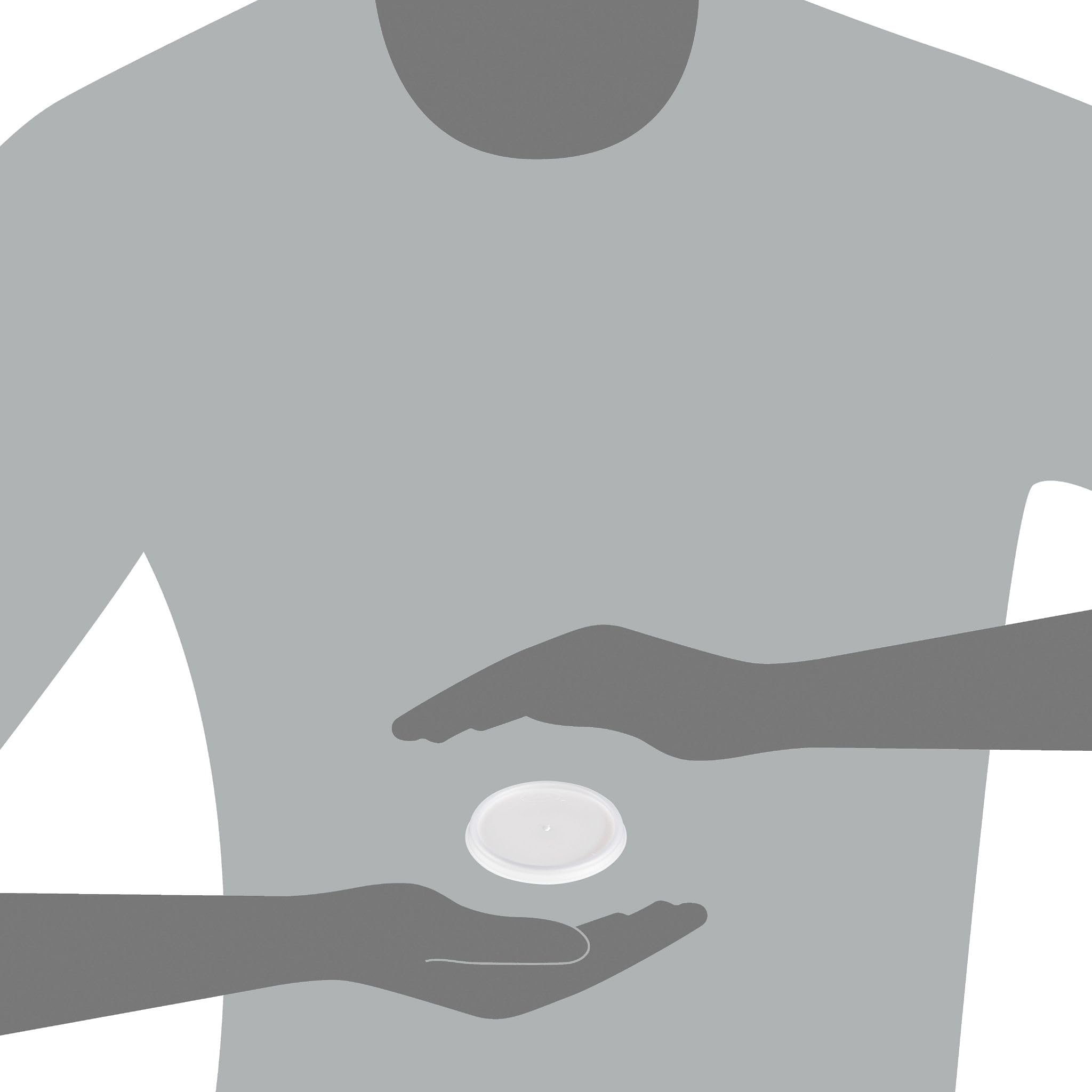 Plastic Lids, 4Oz Cups, Translucent, 100/Sleeve, 10 Sleeves/Carton