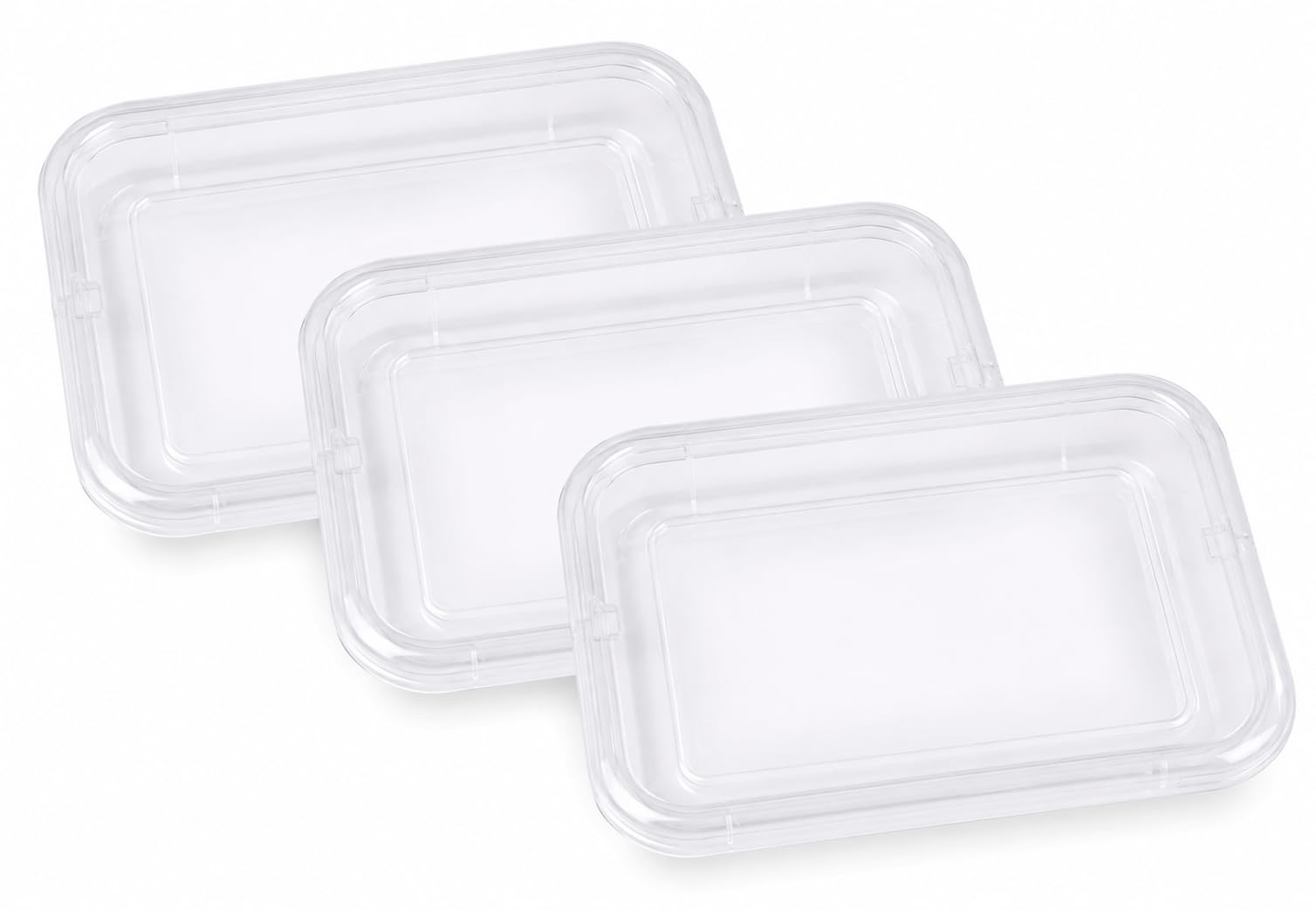 Beauty Tool Medium Transparent Multipurpose Storage Box With Lid | Plastic Organizer Container For Jewellery, Beads, Medicines, 