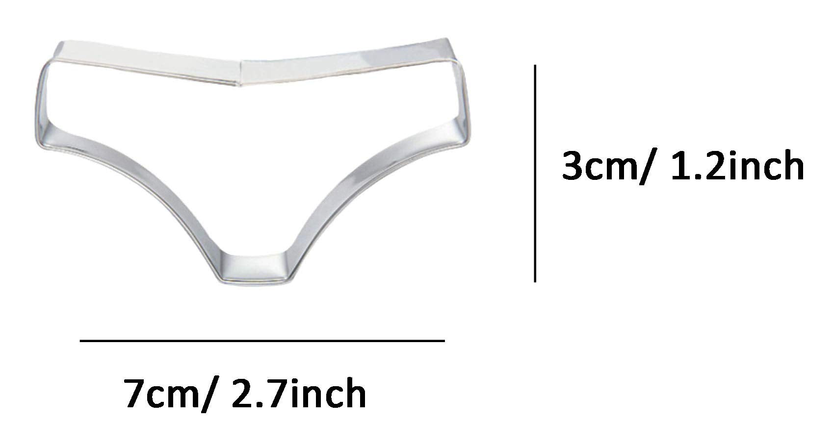 Zdywy Underpants Briefs Knickers Shaped Cookie Cutter