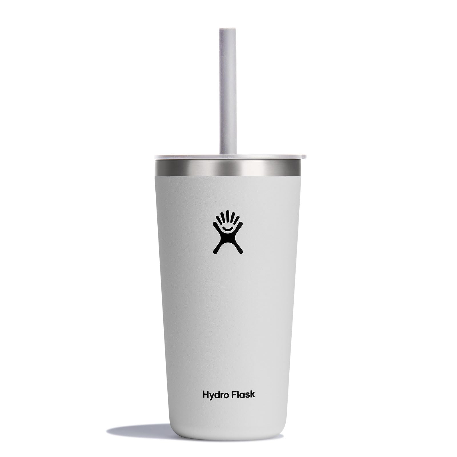 Hydro Flask 20 Oz All Around Tumbler Straw Lid White