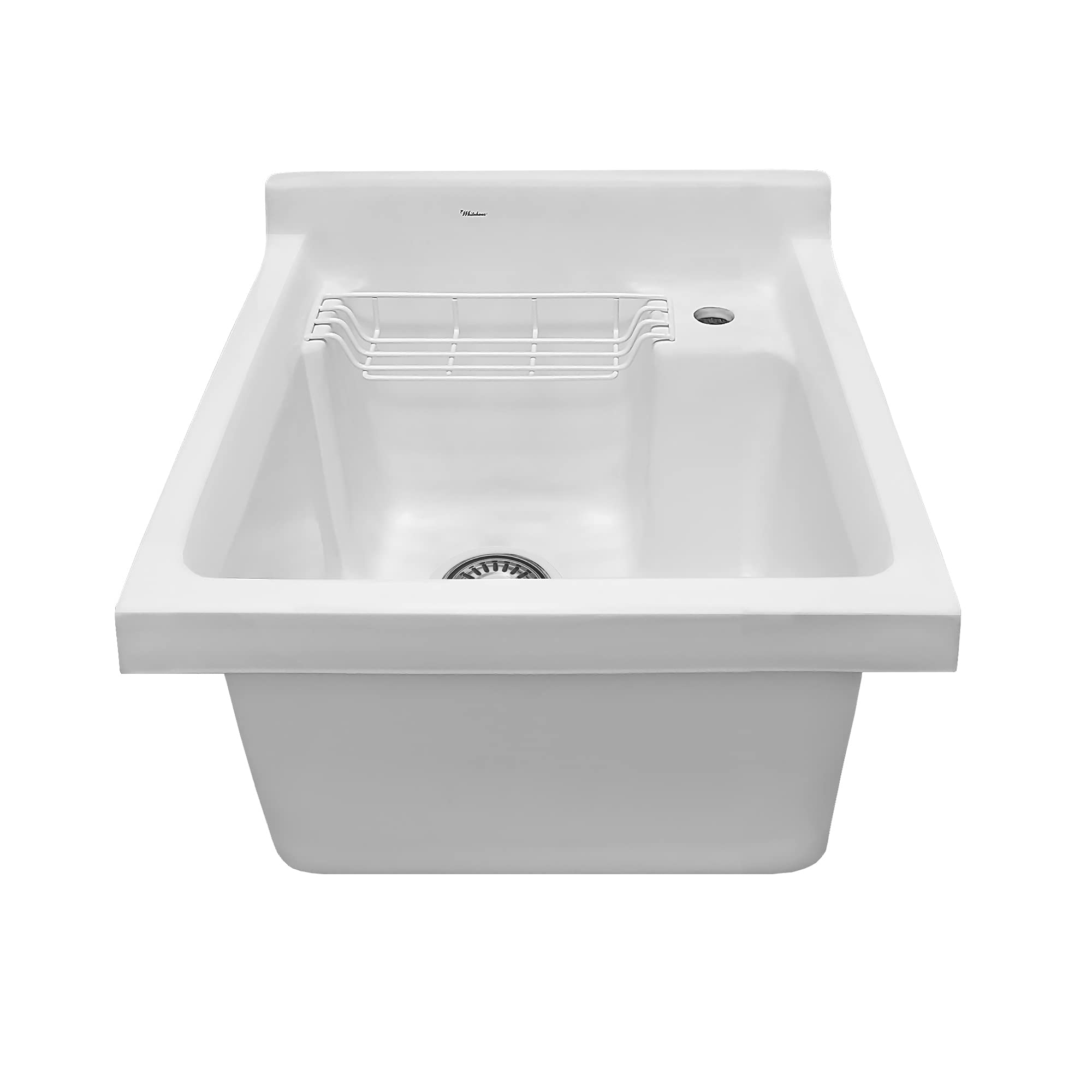 Vitreous China Single Bowl Kitchen Drop-In Sink