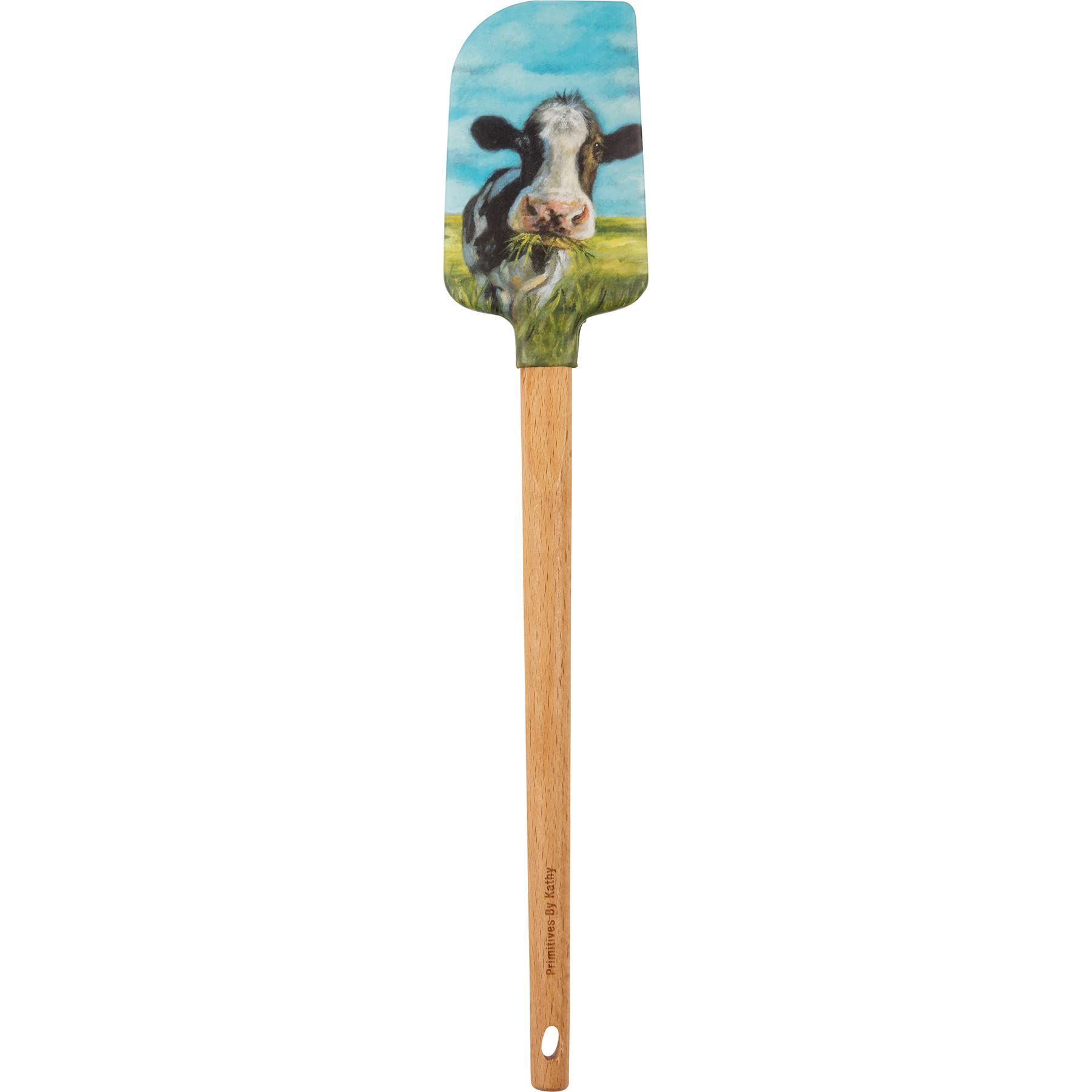 Primitives By Kathy Cow With A Mouthful Decorative Spatula