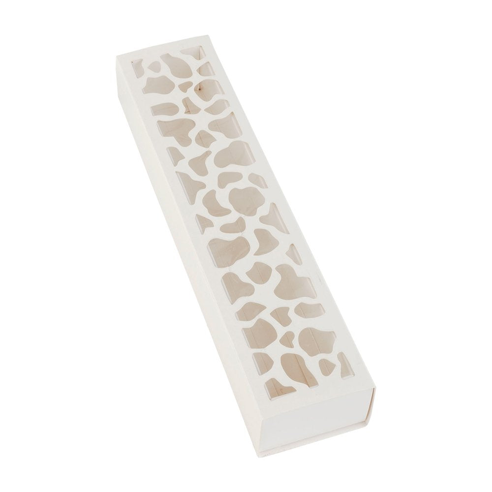 Restaurantware Sentiero 10 Inch Macaron Boxes  100 Shock Safe Macaron Packaging - Holds 5 Macarons  With Covers  White Paper Macaron Gift Boxes  For Gifts and Parties - Restaurantware