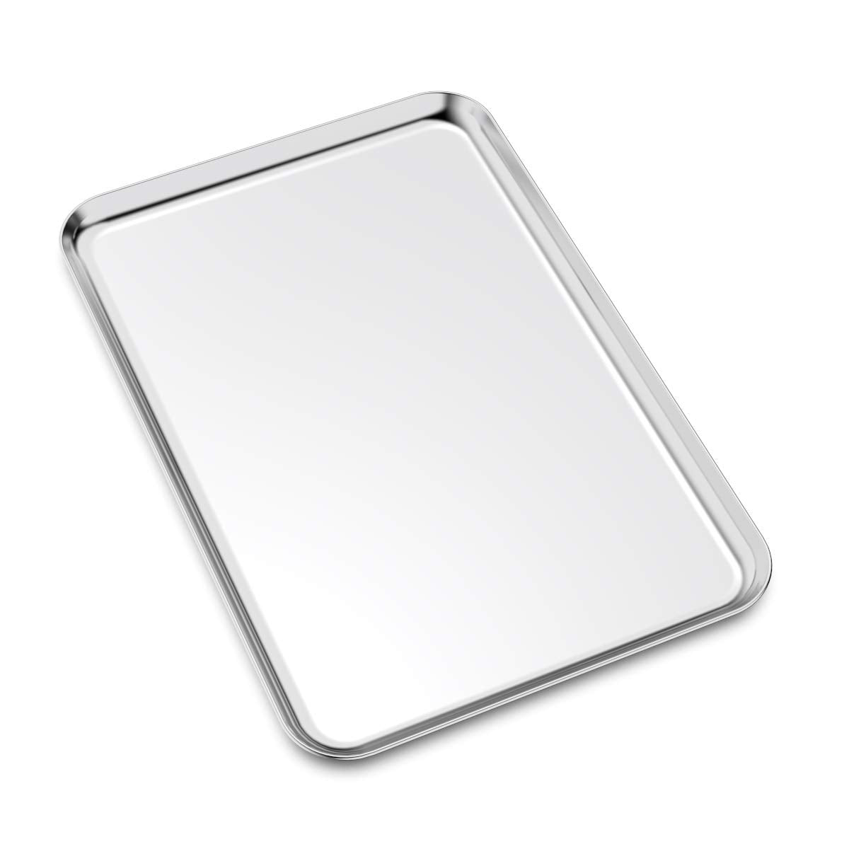 Large Set Baking Sheet And Cooling Rack Set, Bastwe 24L X 16W X 1H Inch Professional Bakeware, Healthy & Nontoxic & Rustproof &