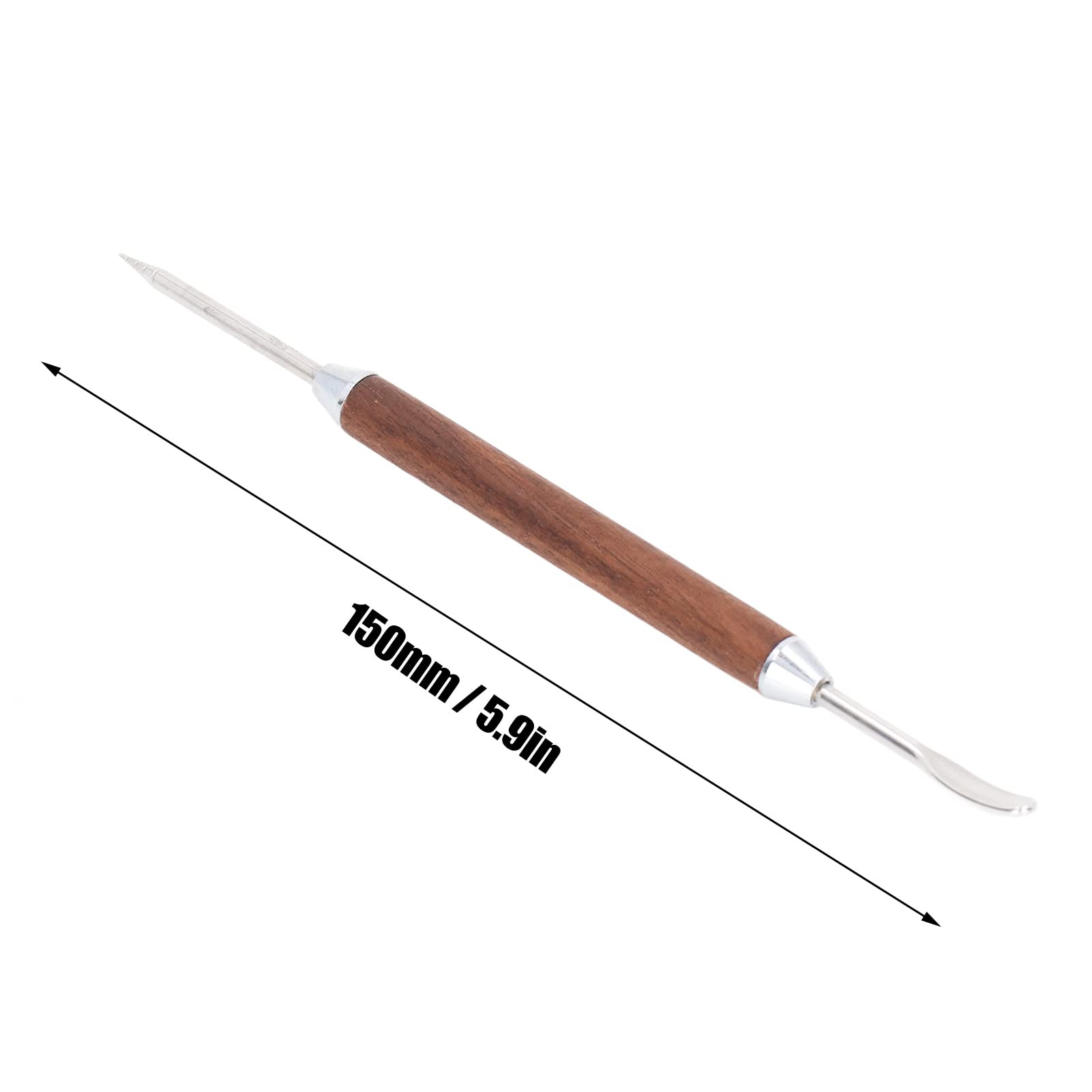2Pcs Coffee Art Pen, Stainless Steel Coffee Art Pen Double Head Wooden Coffee Art Pen Coffee Fancy Stitch Barista Tool For Cappu