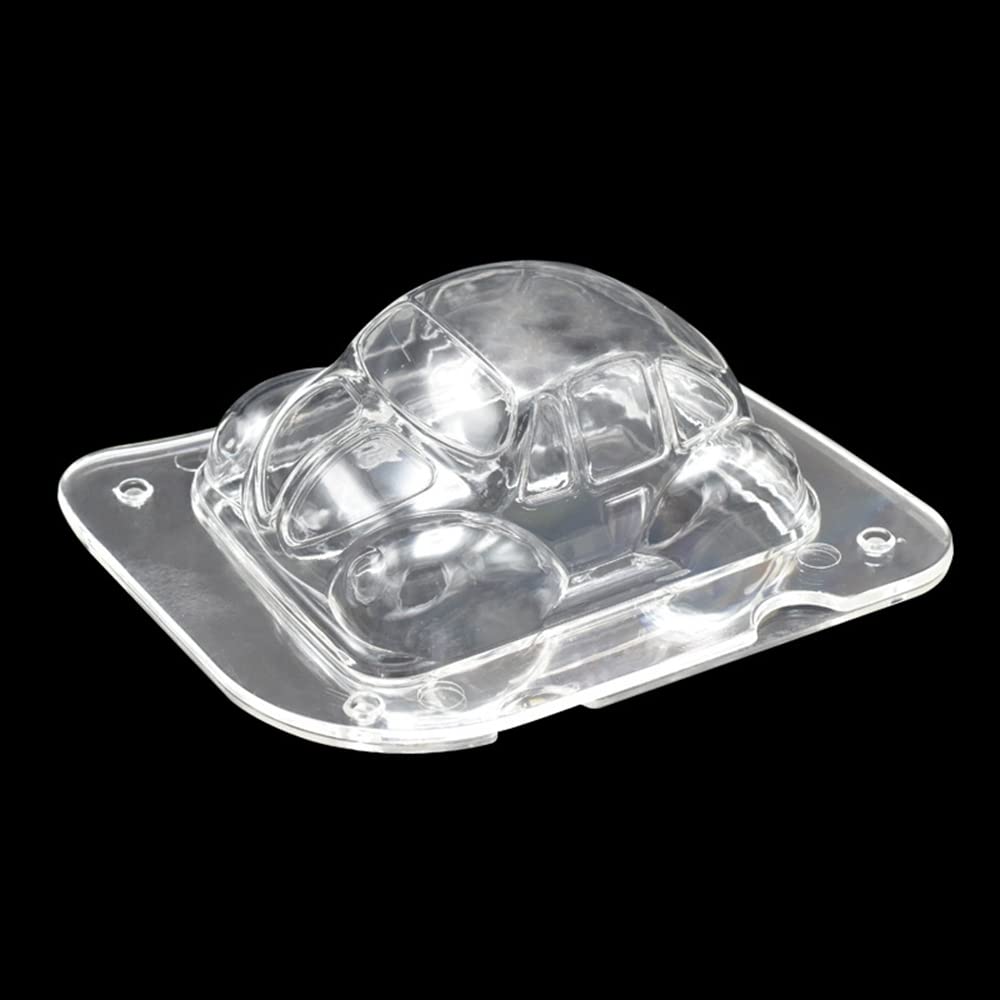 Tuke 5.5'' 3D Car Shaped Polycarbonate Chocolate Mold Hard Poly-Carbonate Candy Mold 3D Car Chocolate Mould