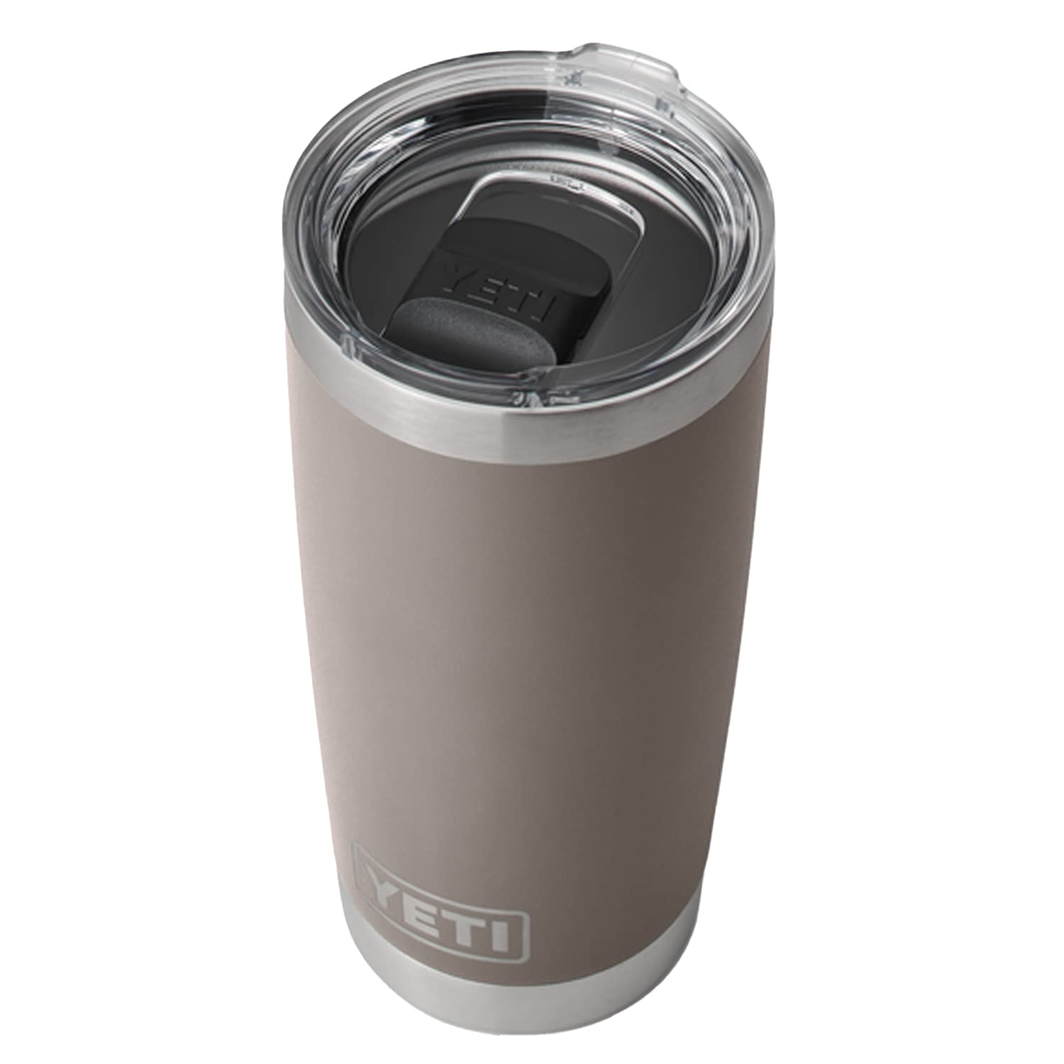 Yeti Rambler 20 Oz Tumbler, Stainless Steel, Vacuum Insulated With Magslider Lid, Sharptail Taupe