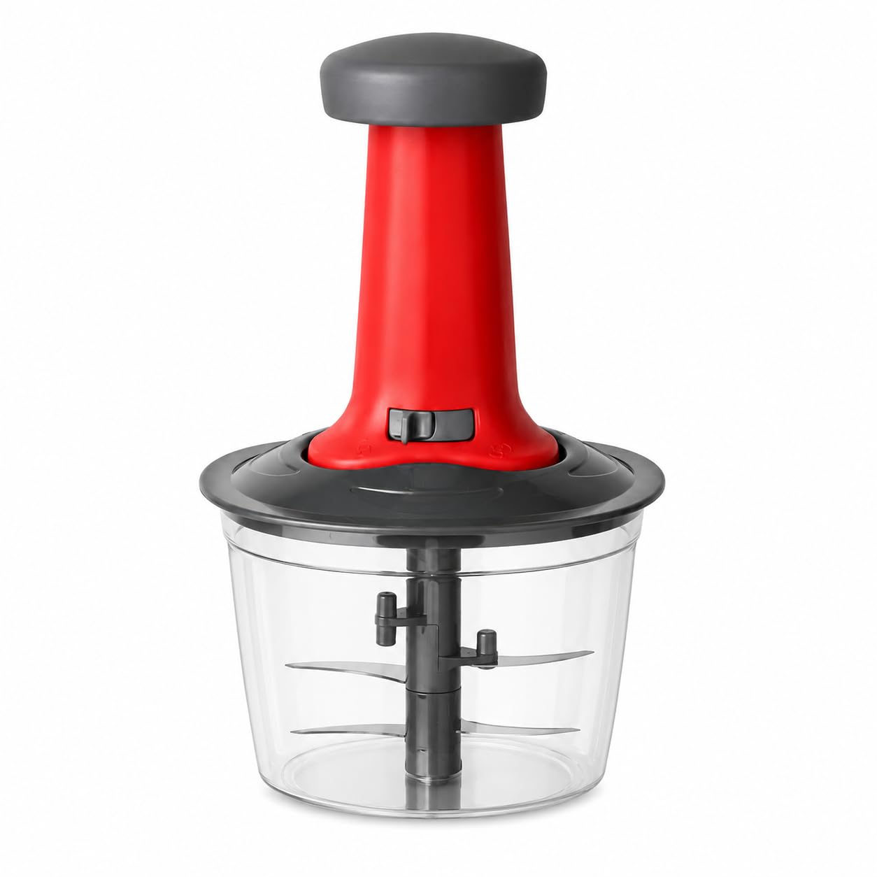 Saule 500 Ml Push Chopper For Kitchen | Manual Vegetable & Fruit Chopper |Easy Press Onion, Garlic & Vegetable Cutter |Food Grad