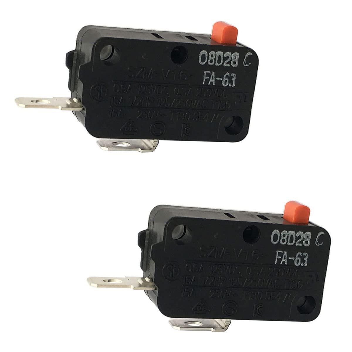 Lonye 3B73362F Szm-V16-Fa-63 Microwave Door Switch Fit For Lg Ge Samsung Microwave Oven Wb24X10047 Szm-V16-Fd-63 Ps3522738 (Norm