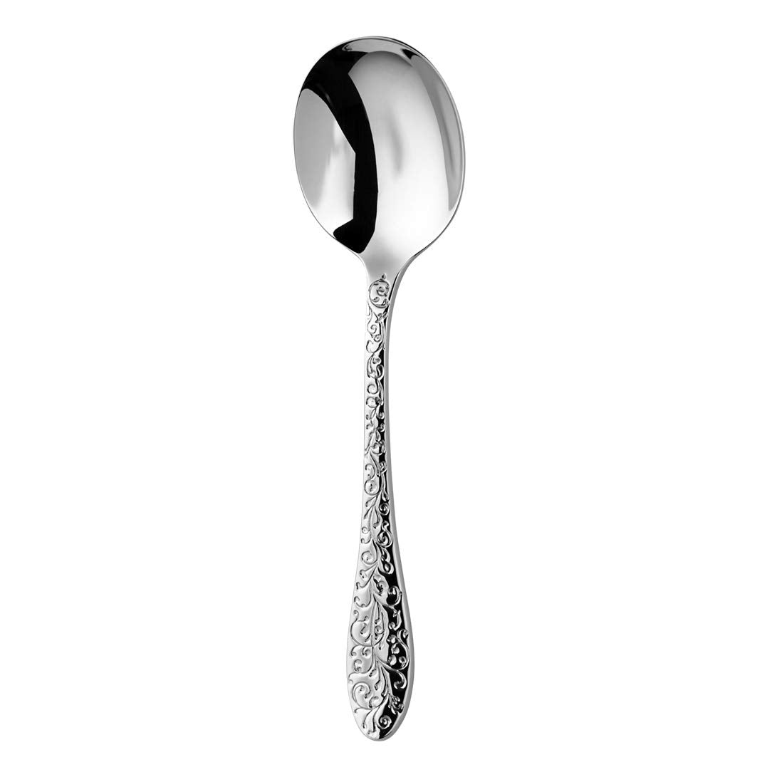 Oneida - T638Sblf Ivy Flourish Bouillon Spoons (Set Of 12)